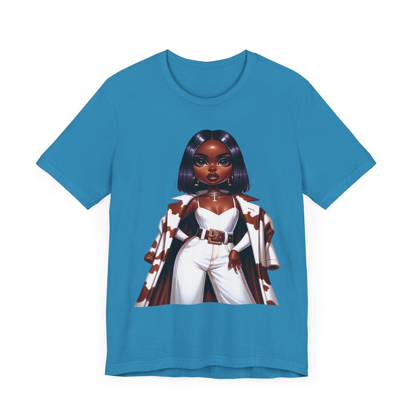 Luxe Tee Cowgirl Design 1