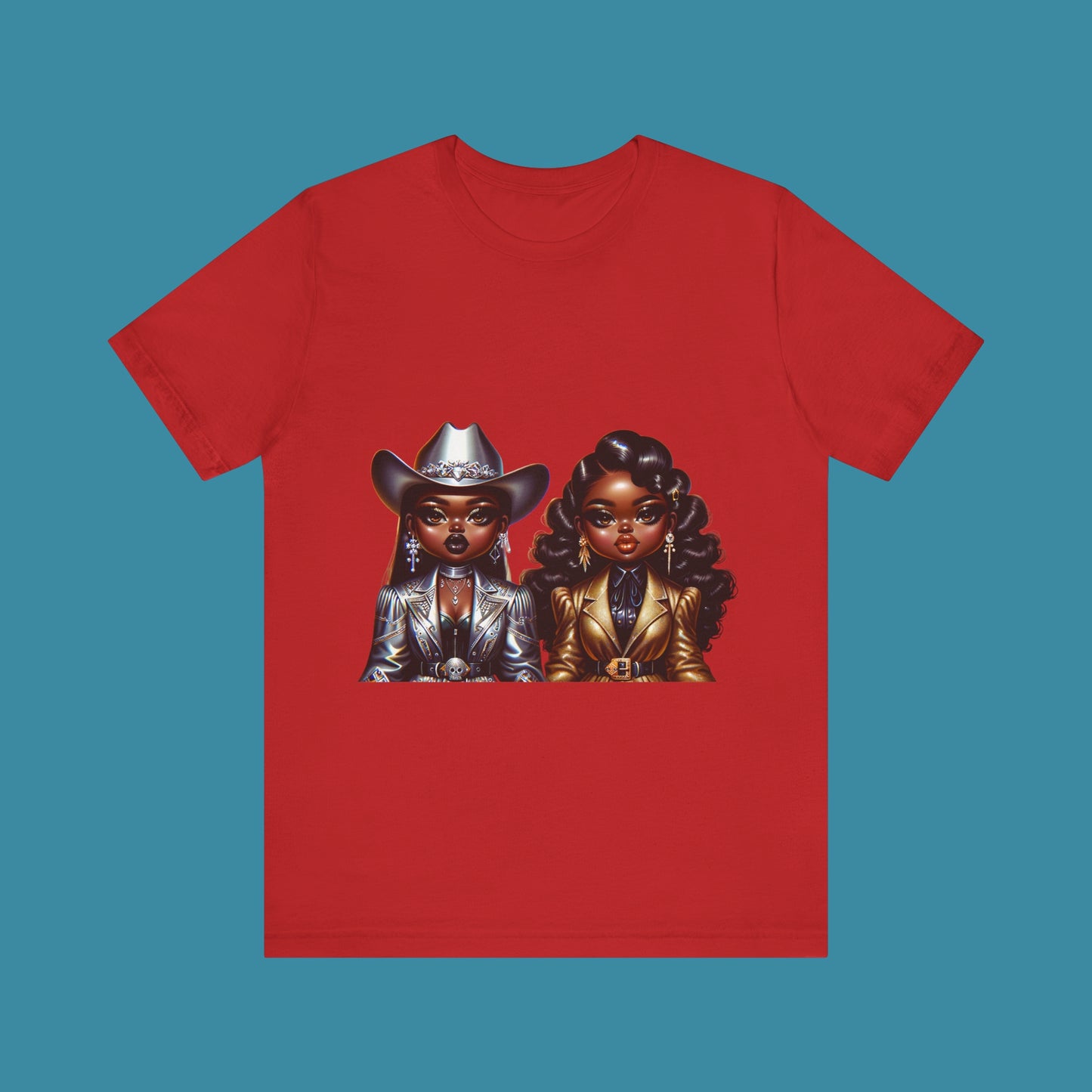 Luxe Tee Cowgirl Design 2