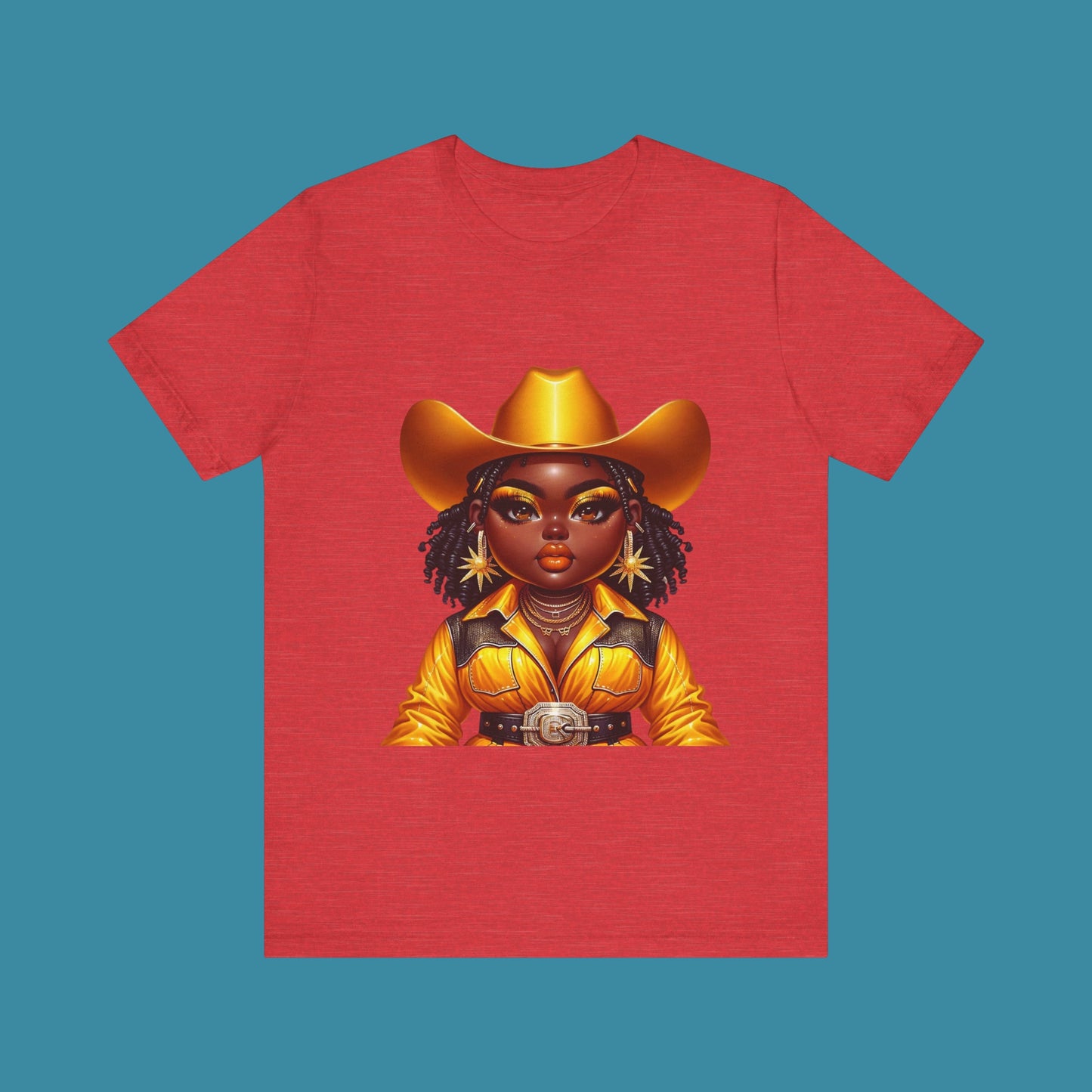 Luxe Tee Cowgirl Design 27