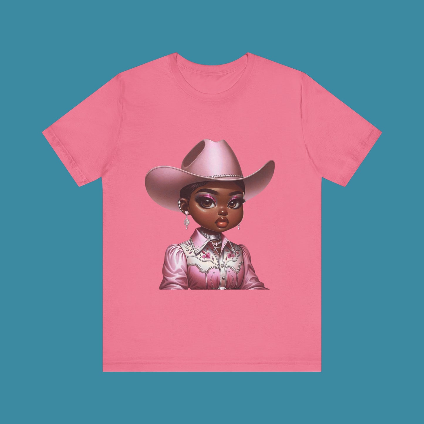 Luxe Tee Cowgirl Design 15