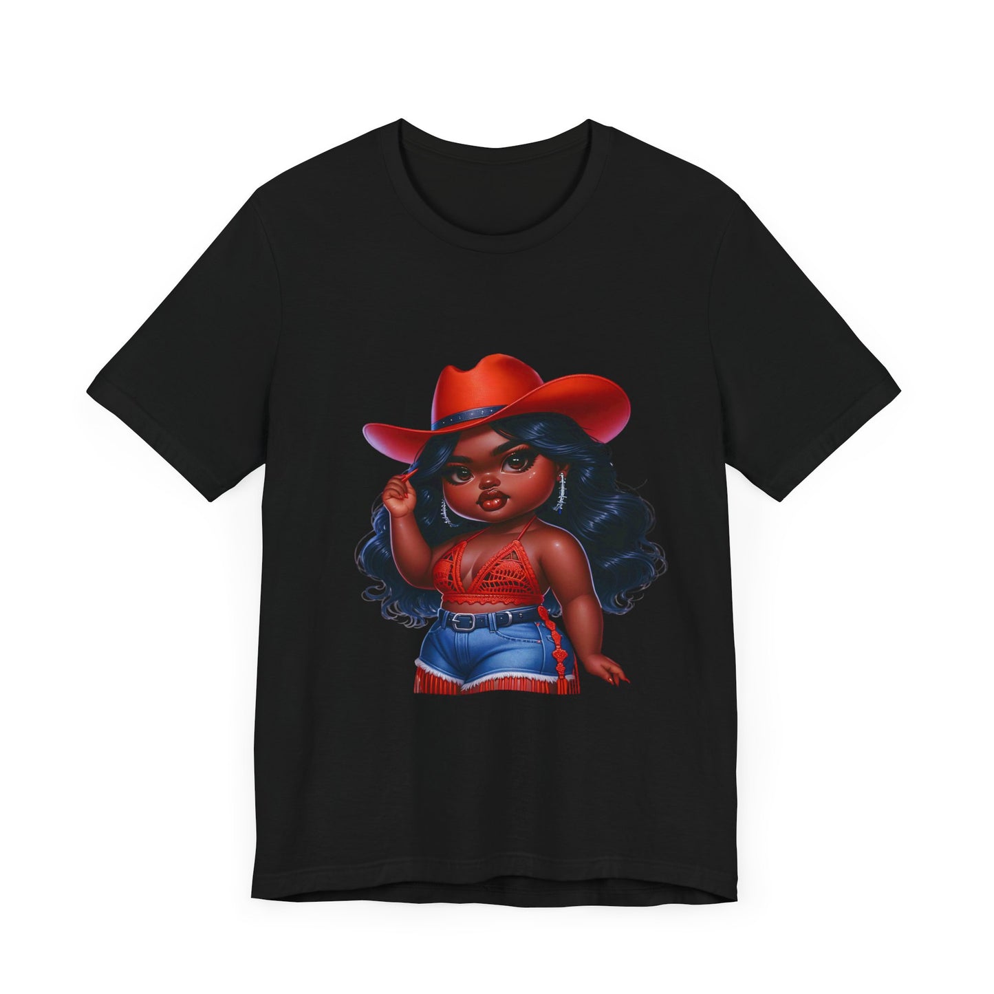 Luxe Tee Cowgirl Design 17