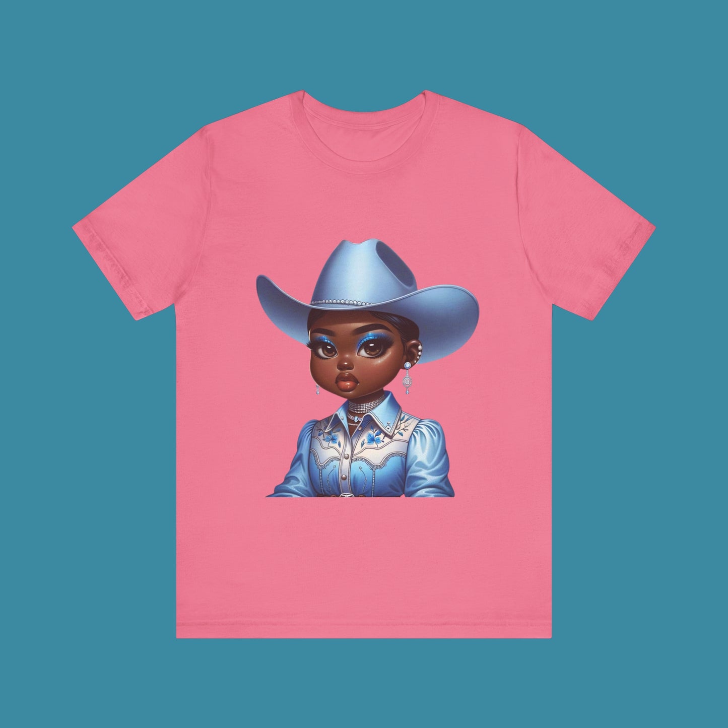 Luxe Tee Cowgirl Design 18