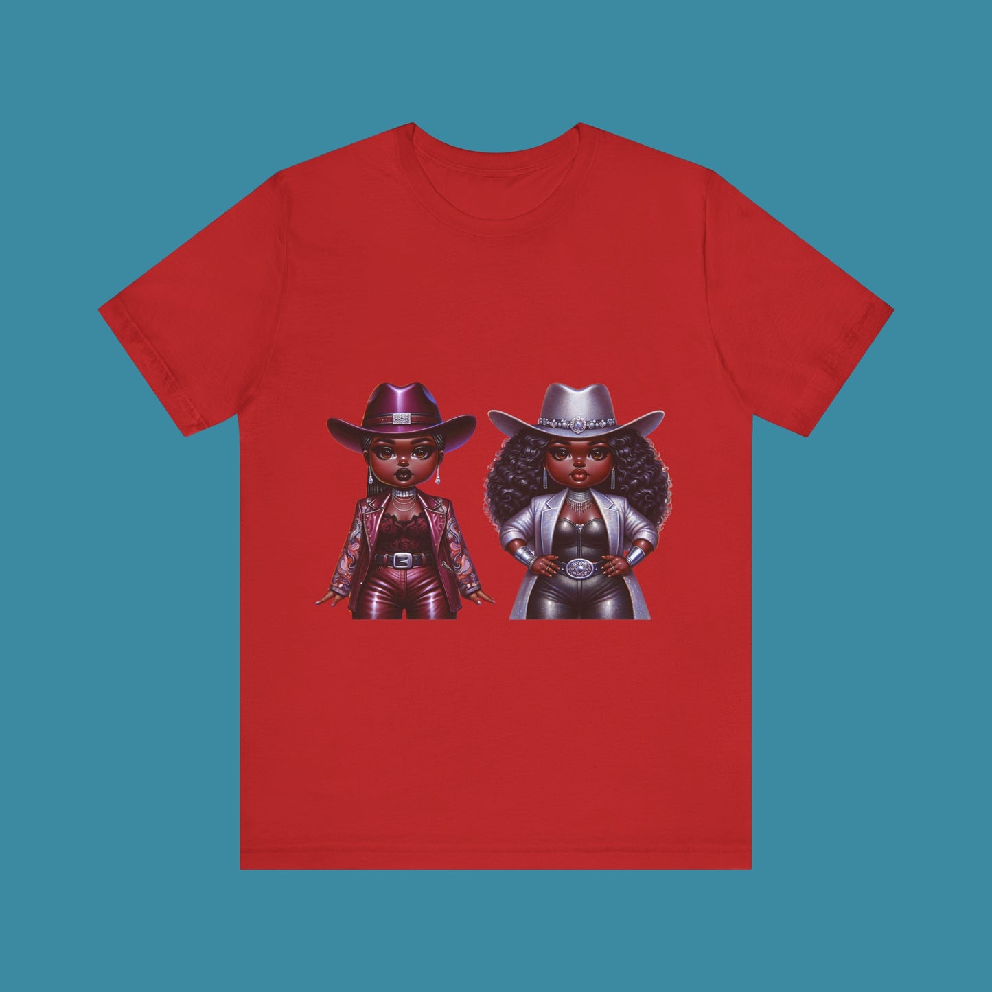 Luxe Tee Cowgirl Design 14