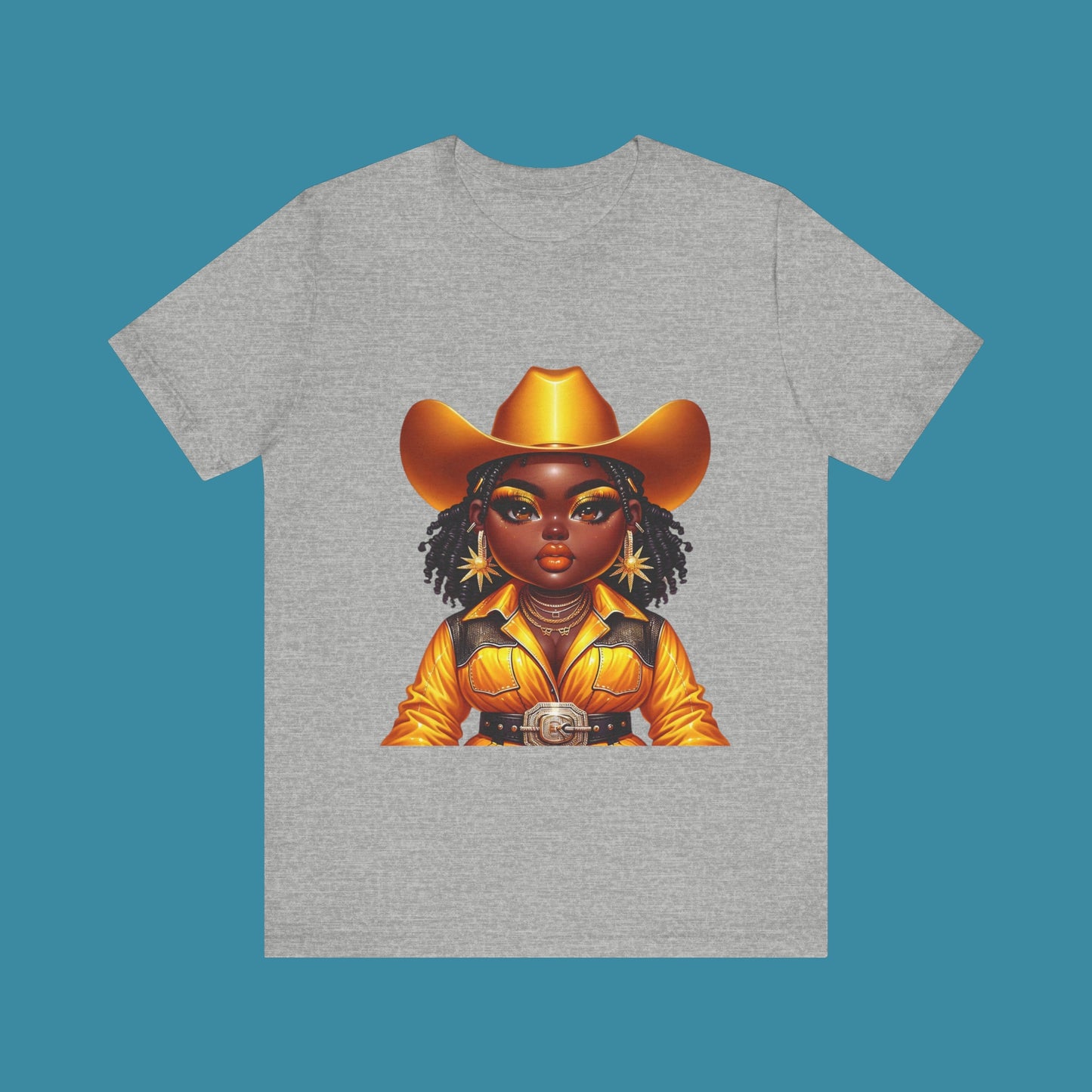 Luxe Tee Cowgirl Design 27