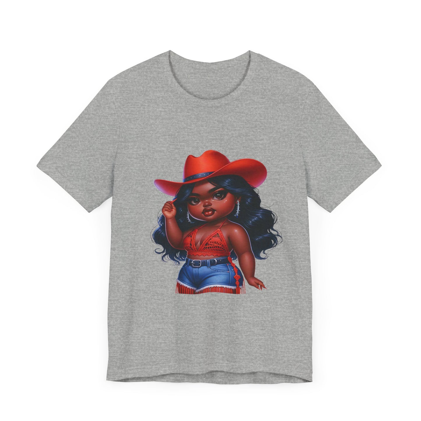 Luxe Tee Cowgirl Design 17