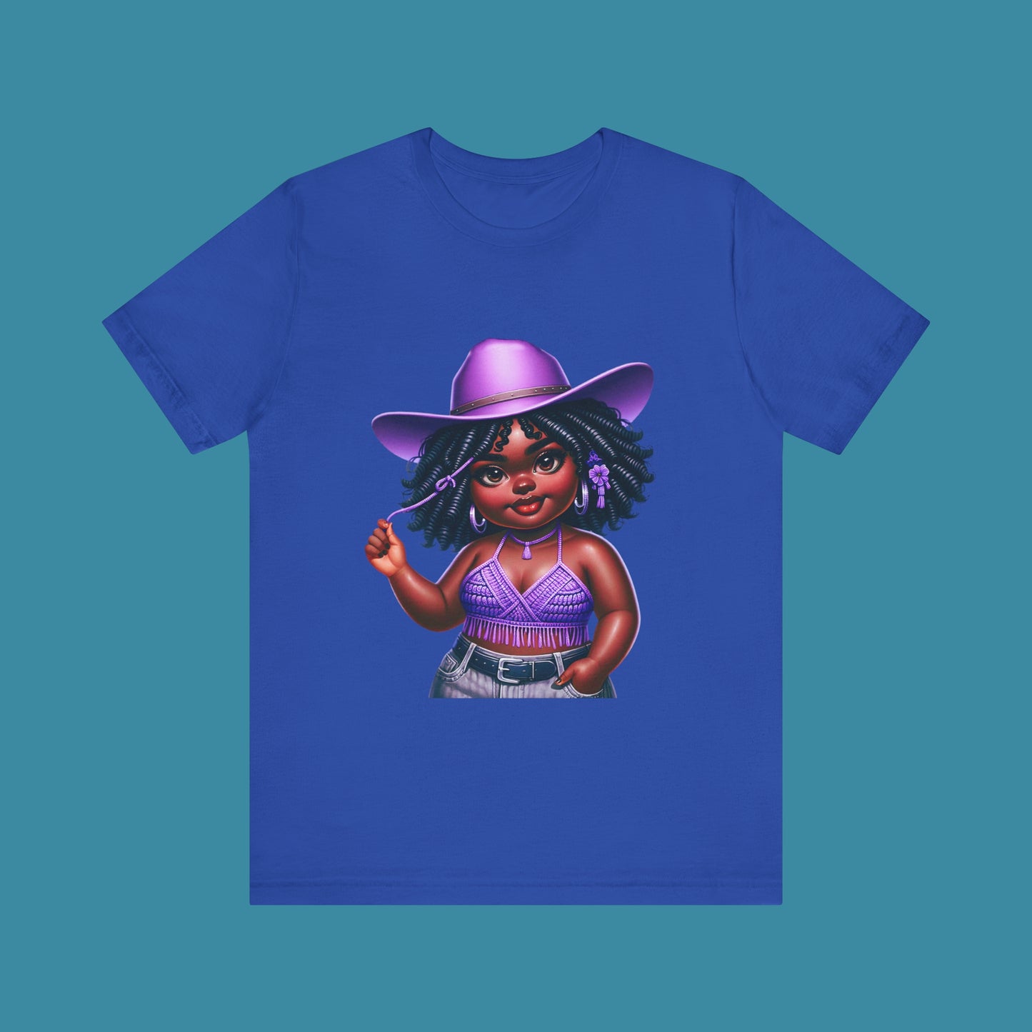 Luxe Tee Cowgirl Design 21