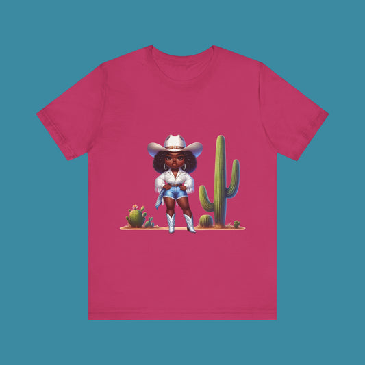 Luxe Tee Cowgirl Design 7