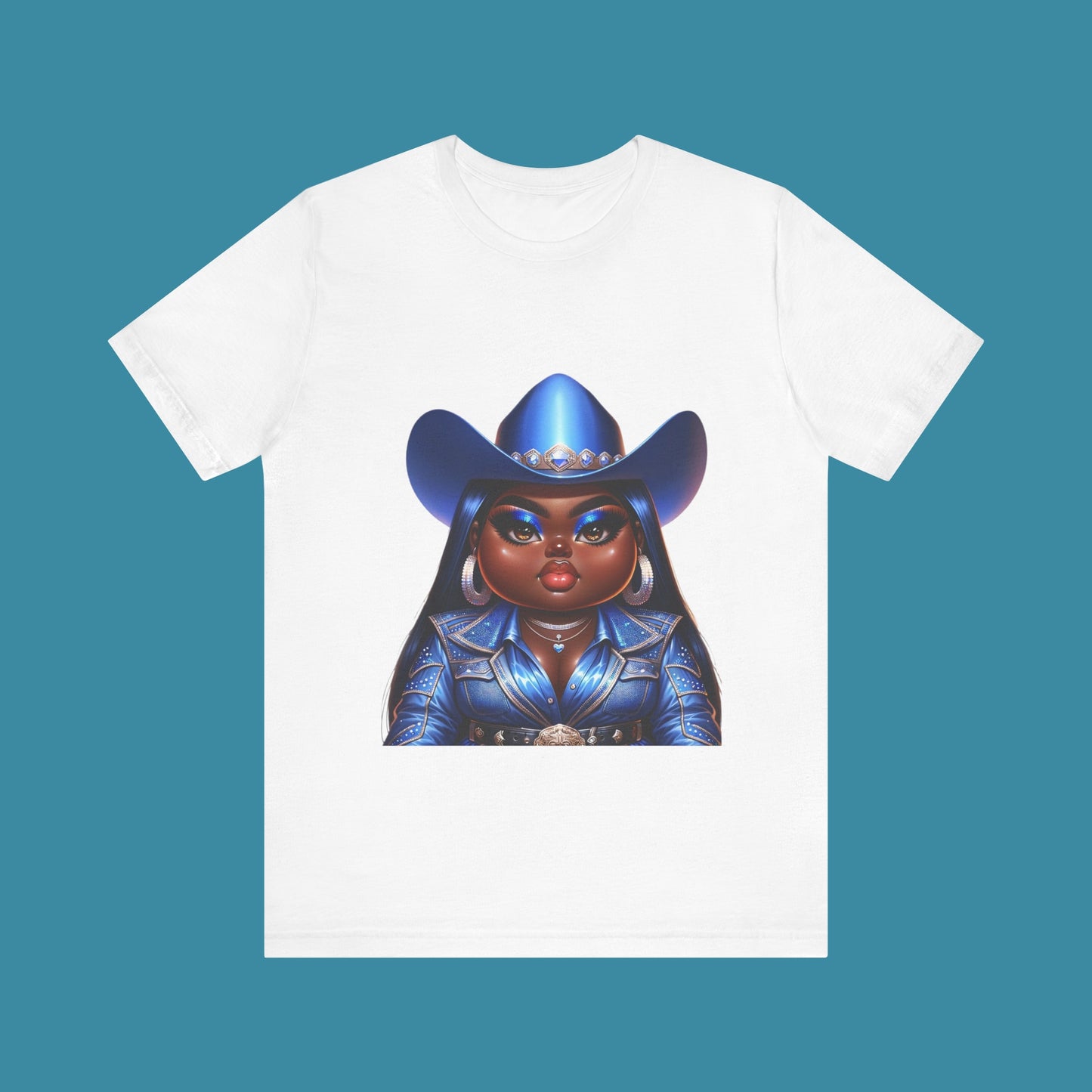 Luxe Tee Cowgirl Design 28