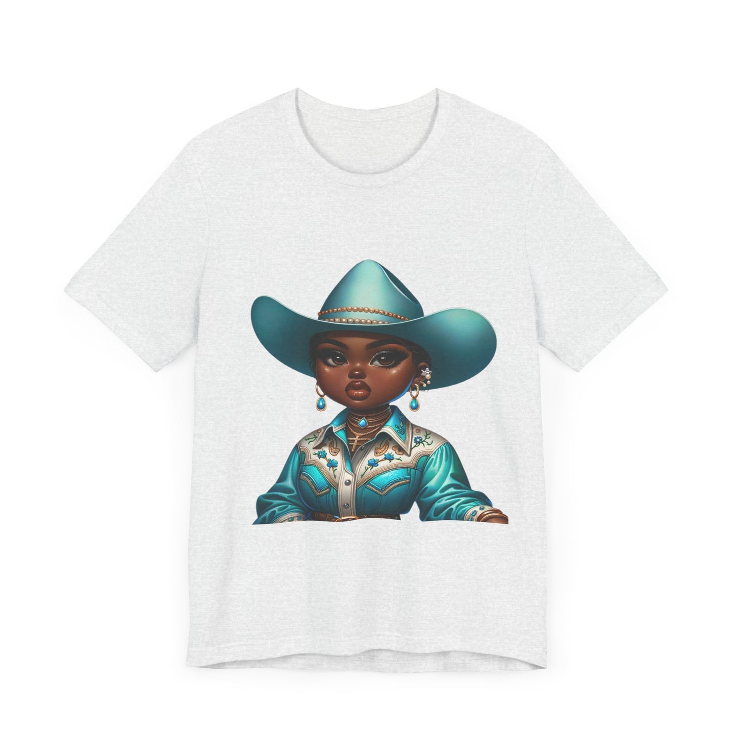 Luxe Tee Cowgirl Design 23