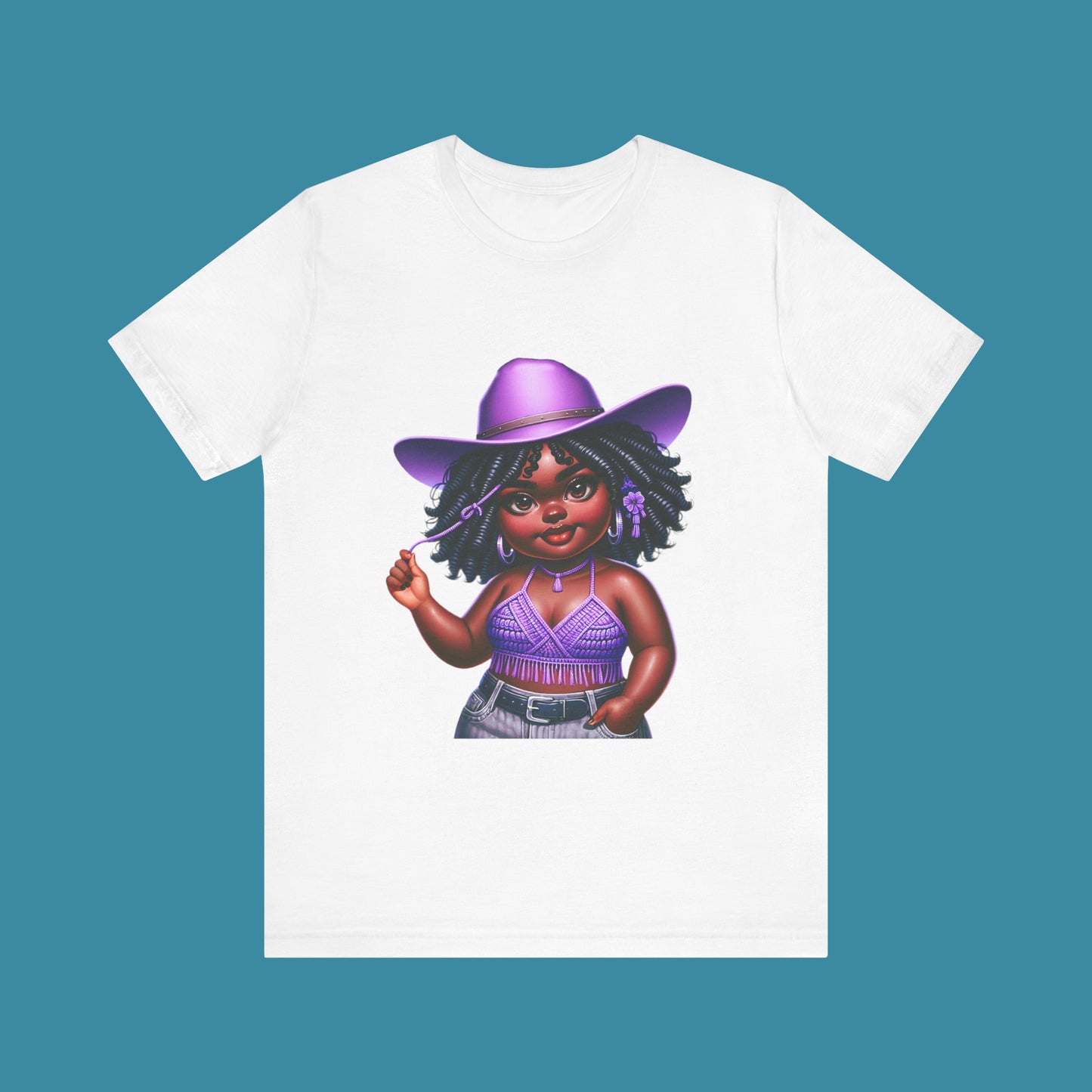 Luxe Tee Cowgirl Design 21