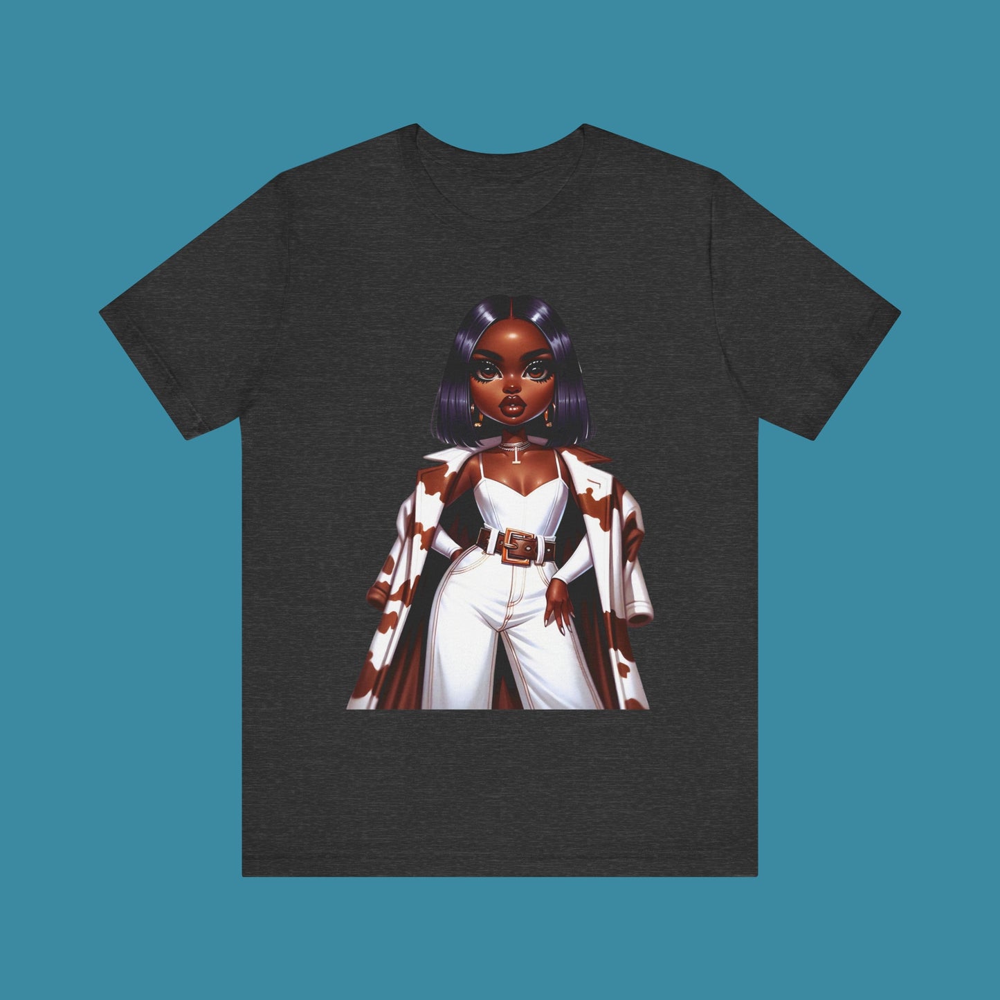 Luxe Tee Cowgirl Design 1