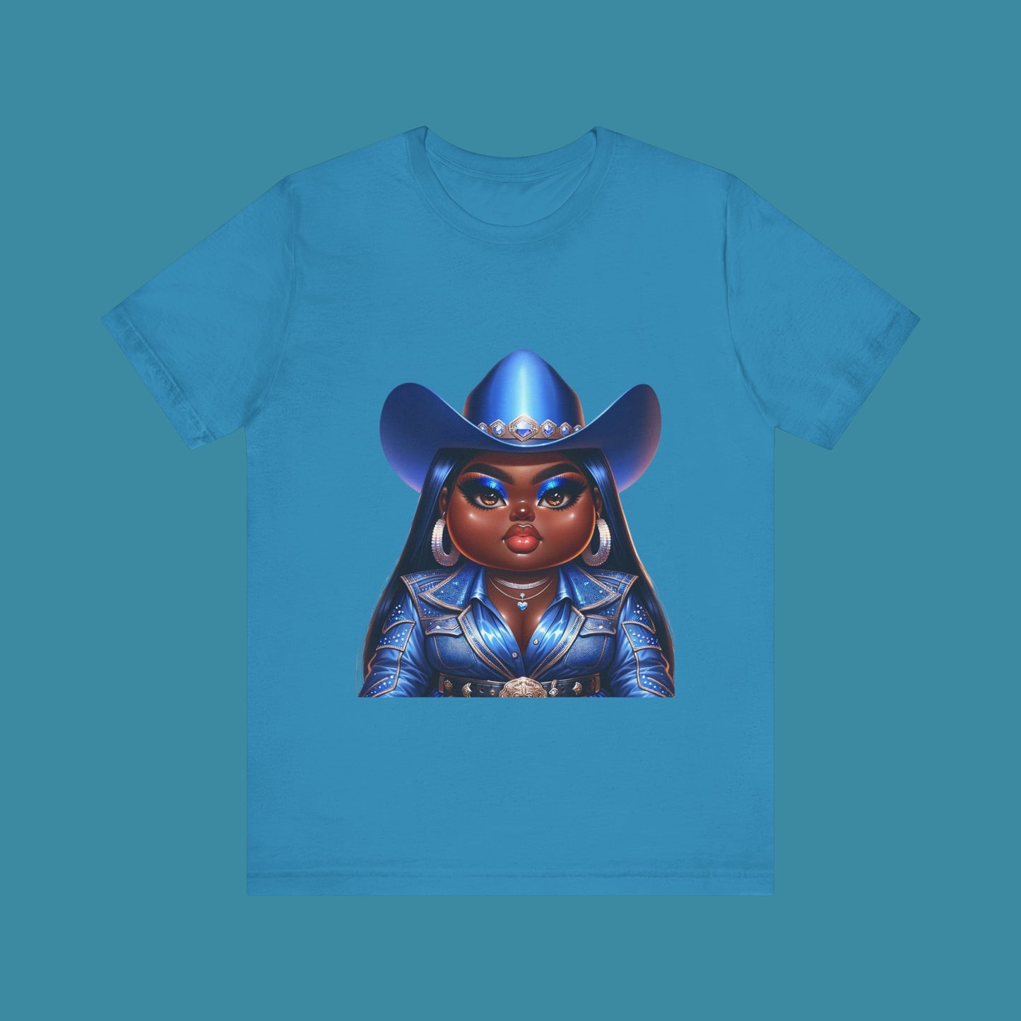 Luxe Tee Cowgirl Design 28