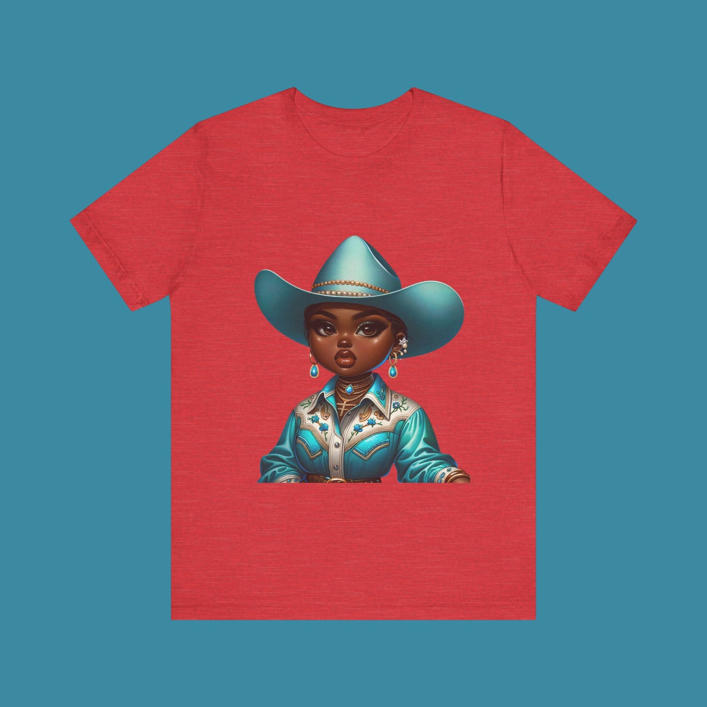 Luxe Tee Cowgirl Design 23