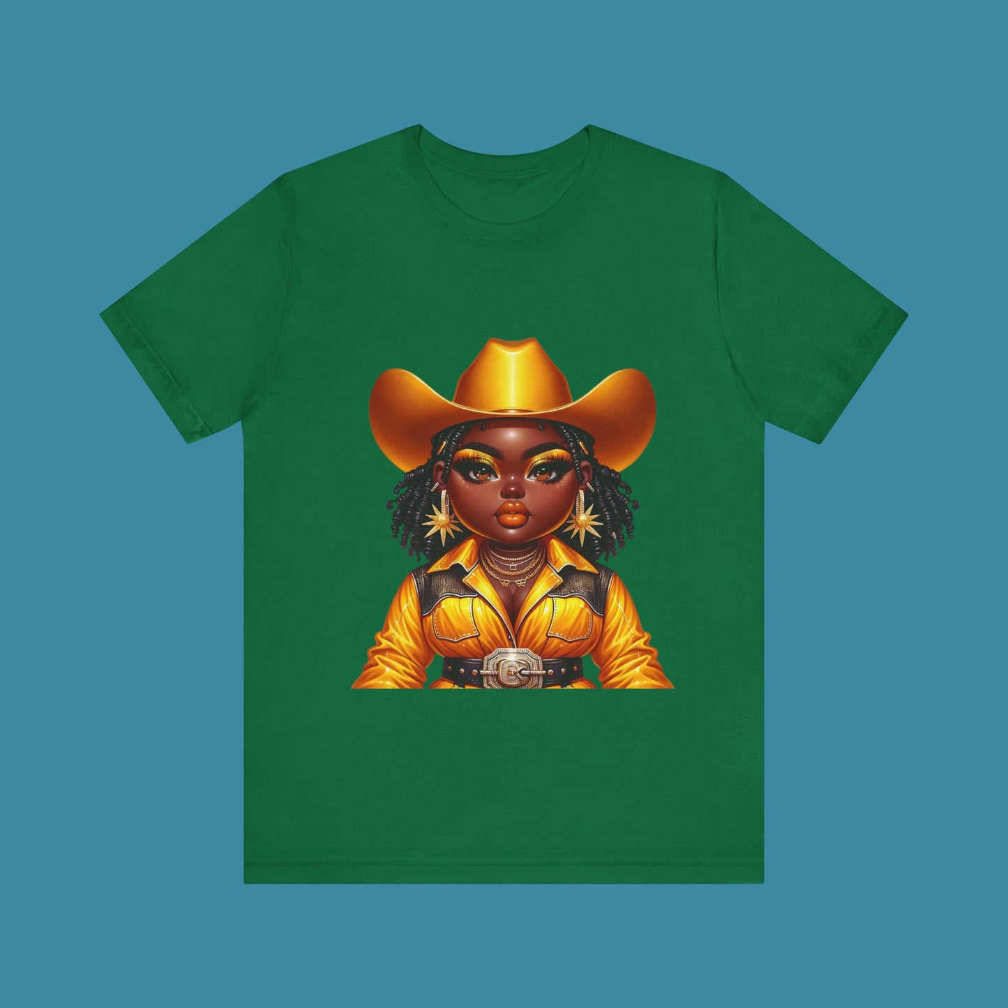 Luxe Tee Cowgirl Design 27