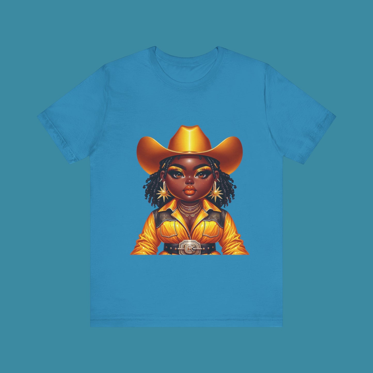 Luxe Tee Cowgirl Design 27