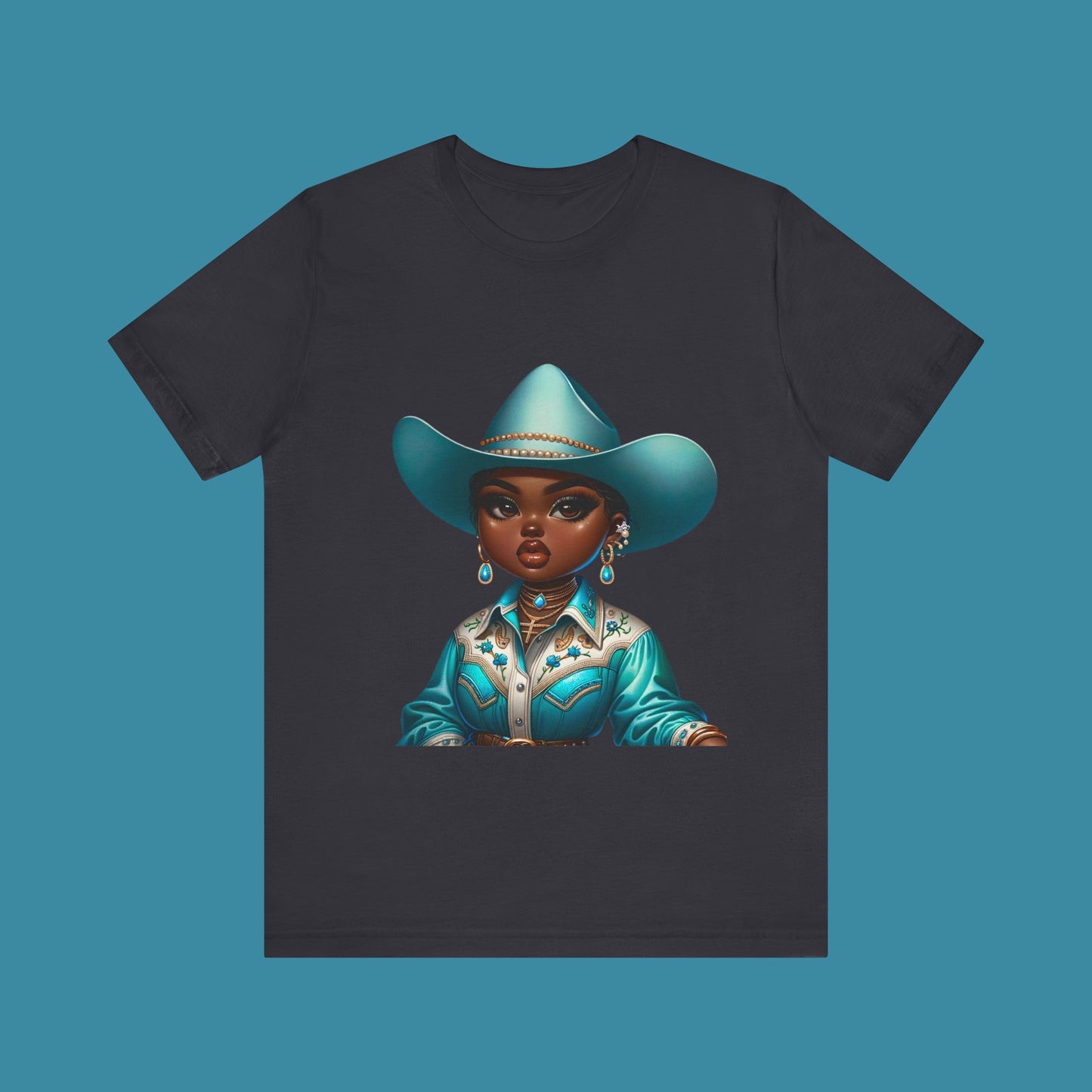 Luxe Tee Cowgirl Design 23