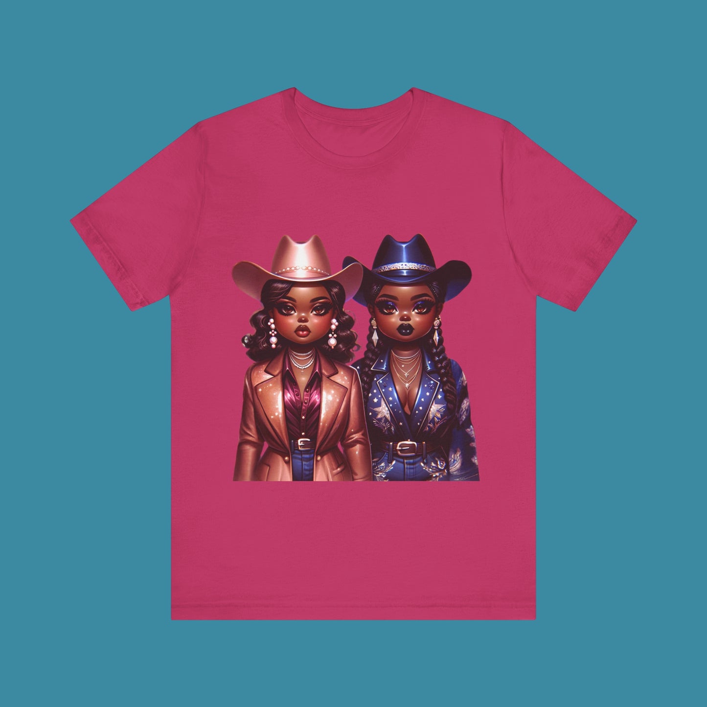 Luxe Tee Cowgirl Design 11