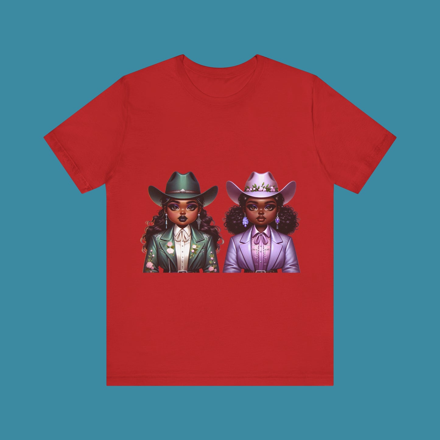 Luxe Tee Cowgirl Design 13