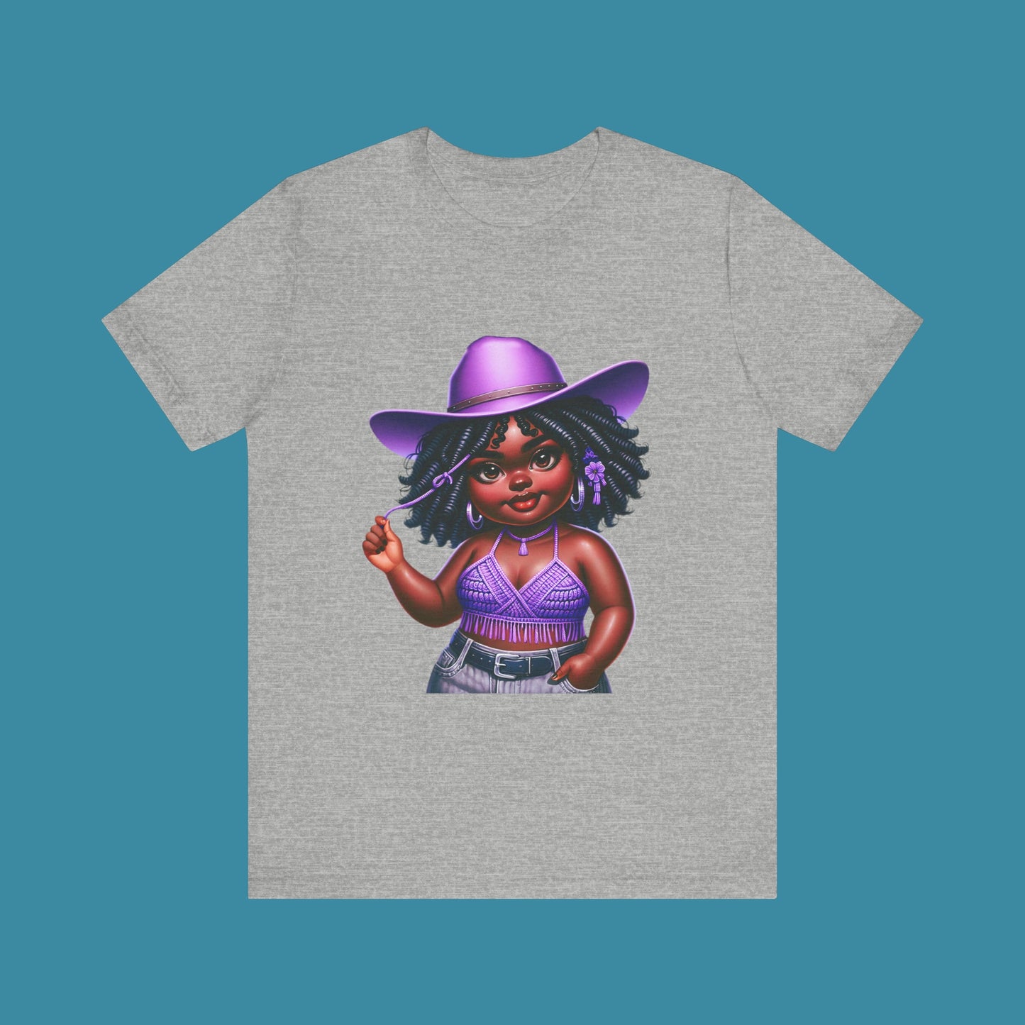 Luxe Tee Cowgirl Design 21