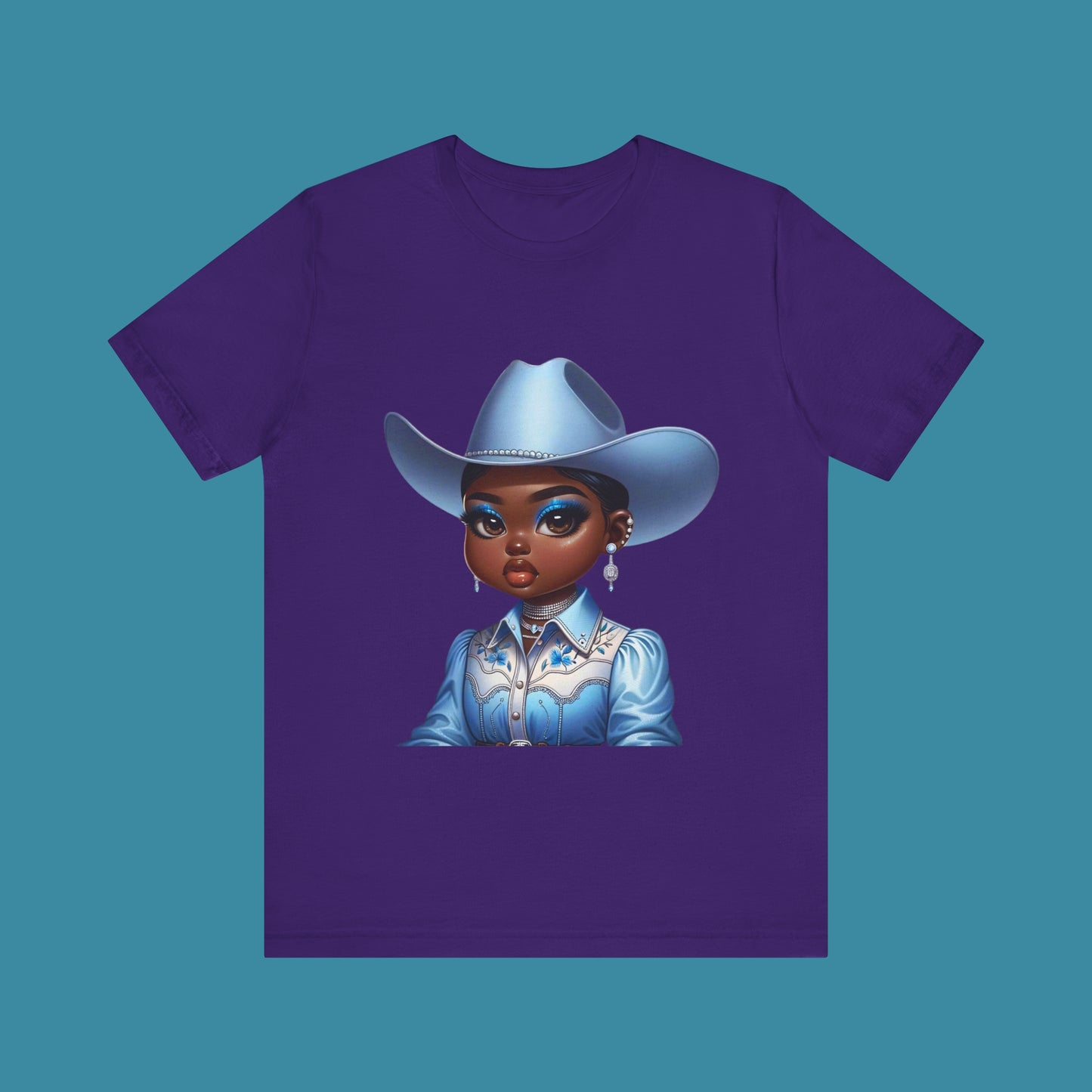 Luxe Tee Cowgirl Design 18