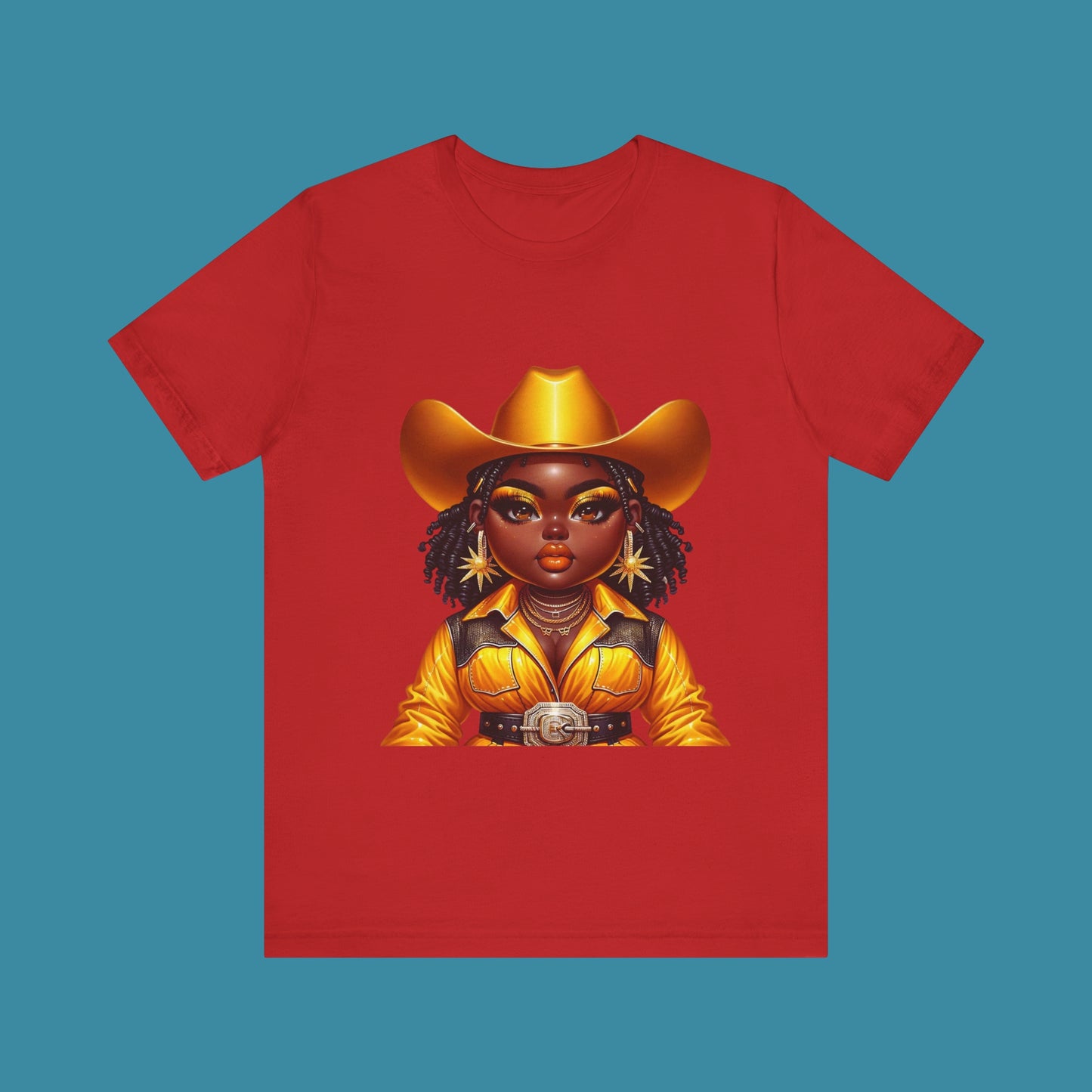 Luxe Tee Cowgirl Design 27