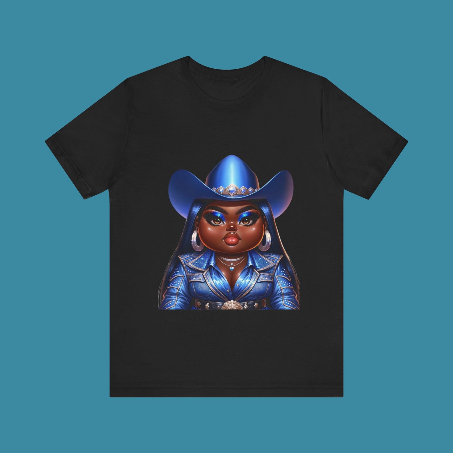 Luxe Tee Cowgirl Design 28