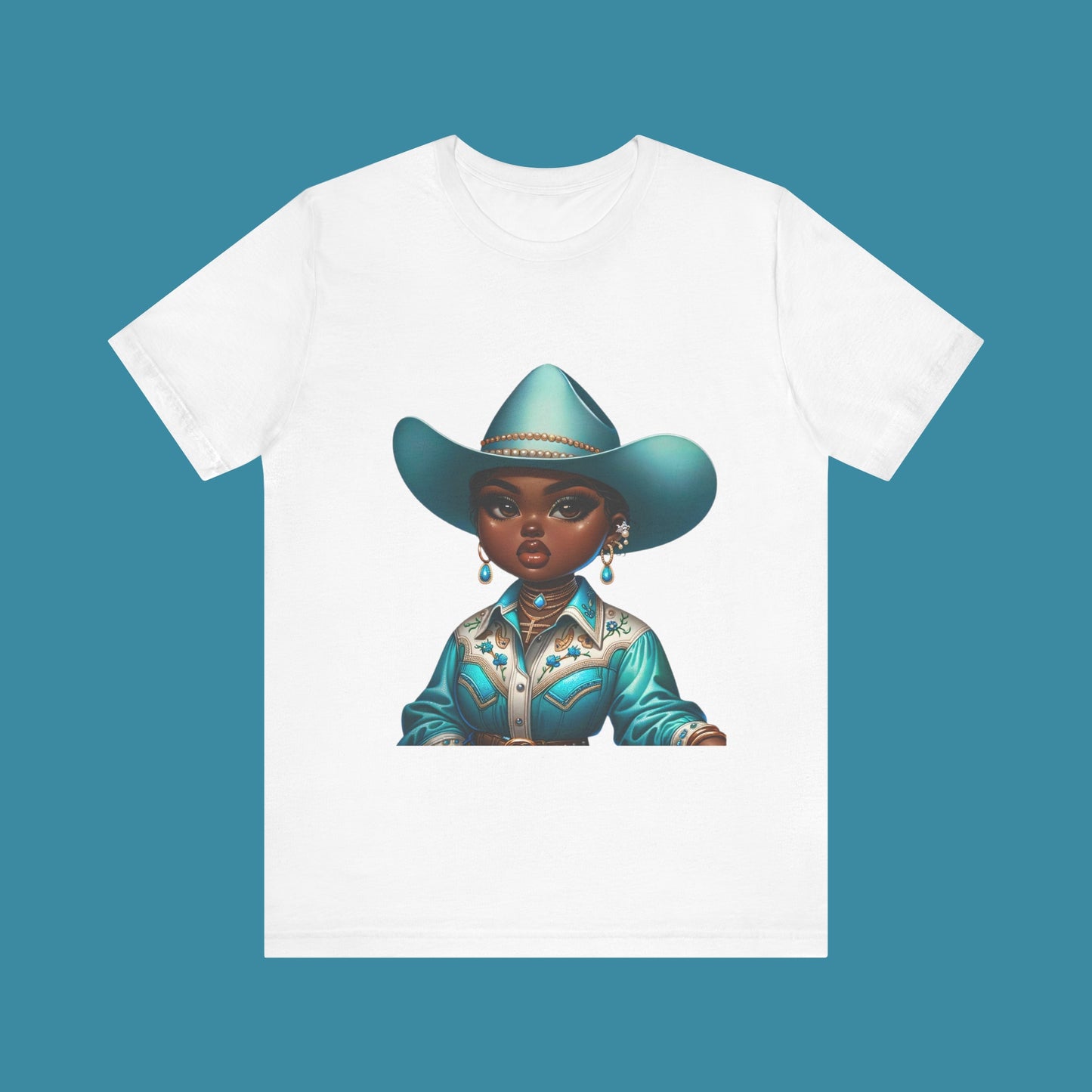 Luxe Tee Cowgirl Design 23