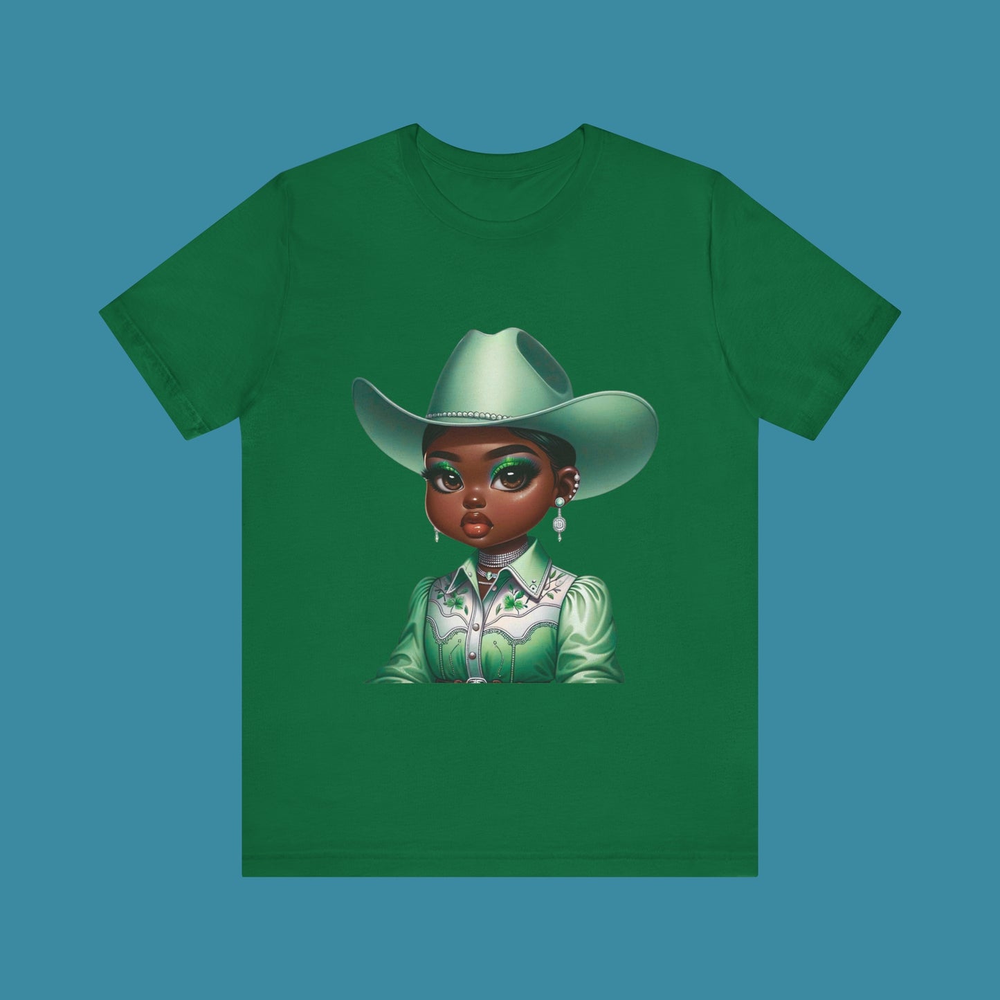 Luxe Tee Cowgirl Design 16