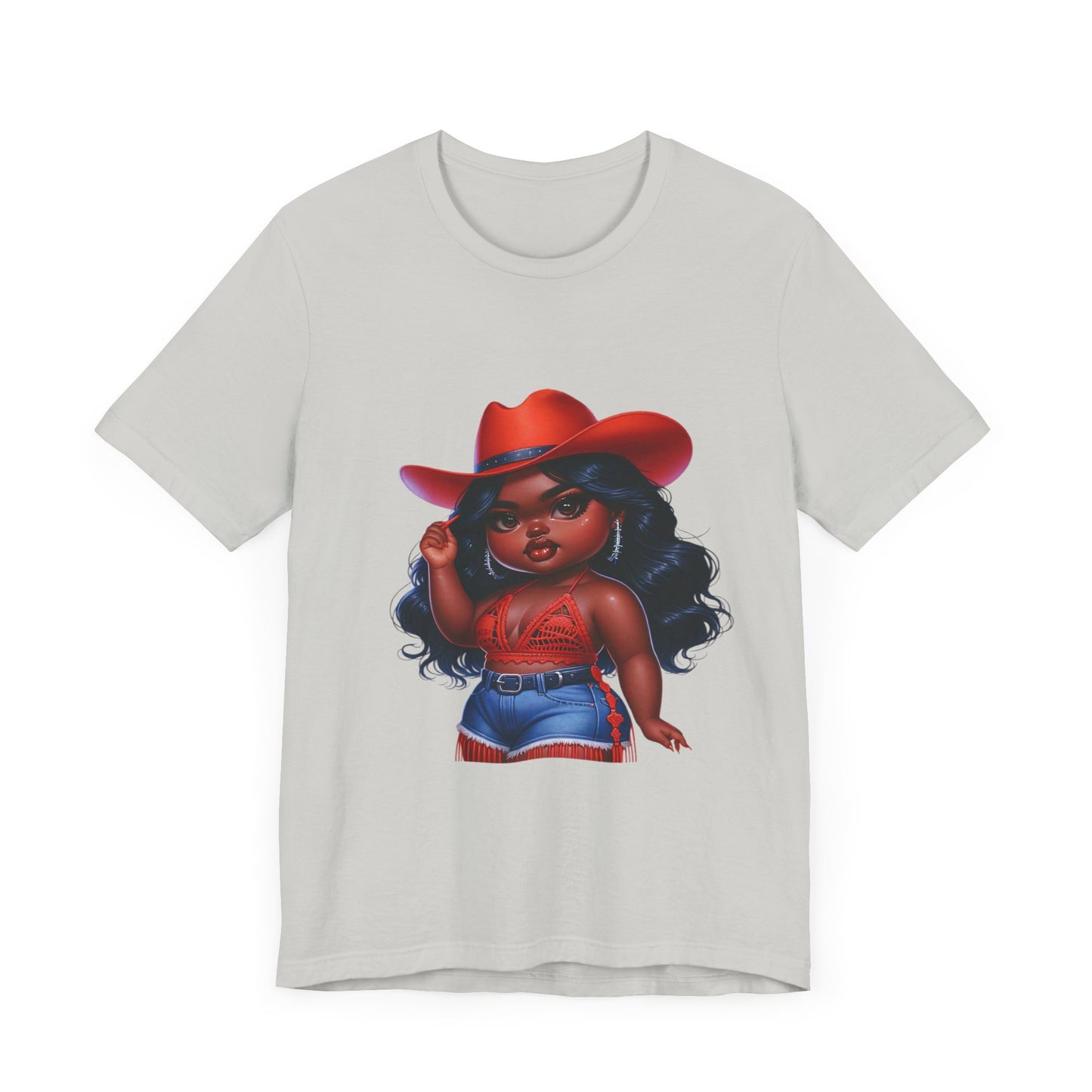 Luxe Tee Cowgirl Design 17