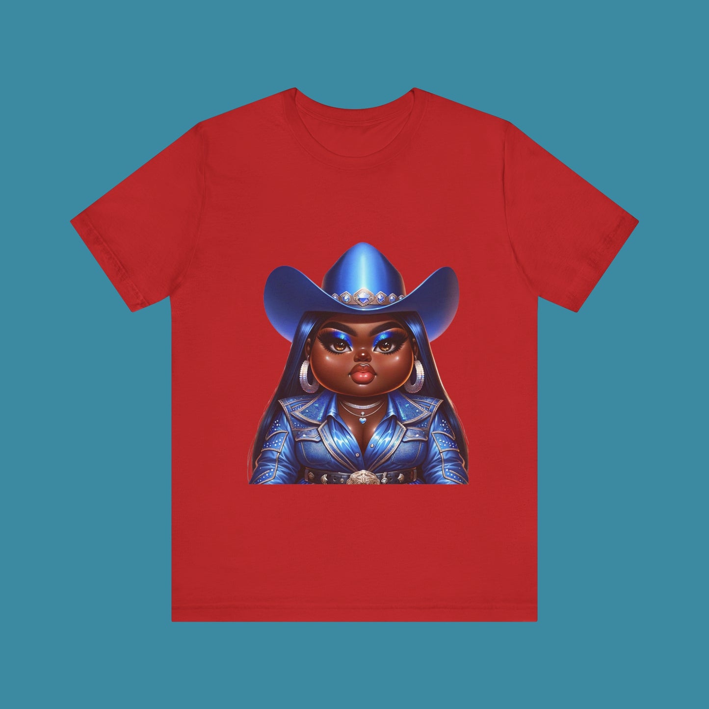 Luxe Tee Cowgirl Design 28