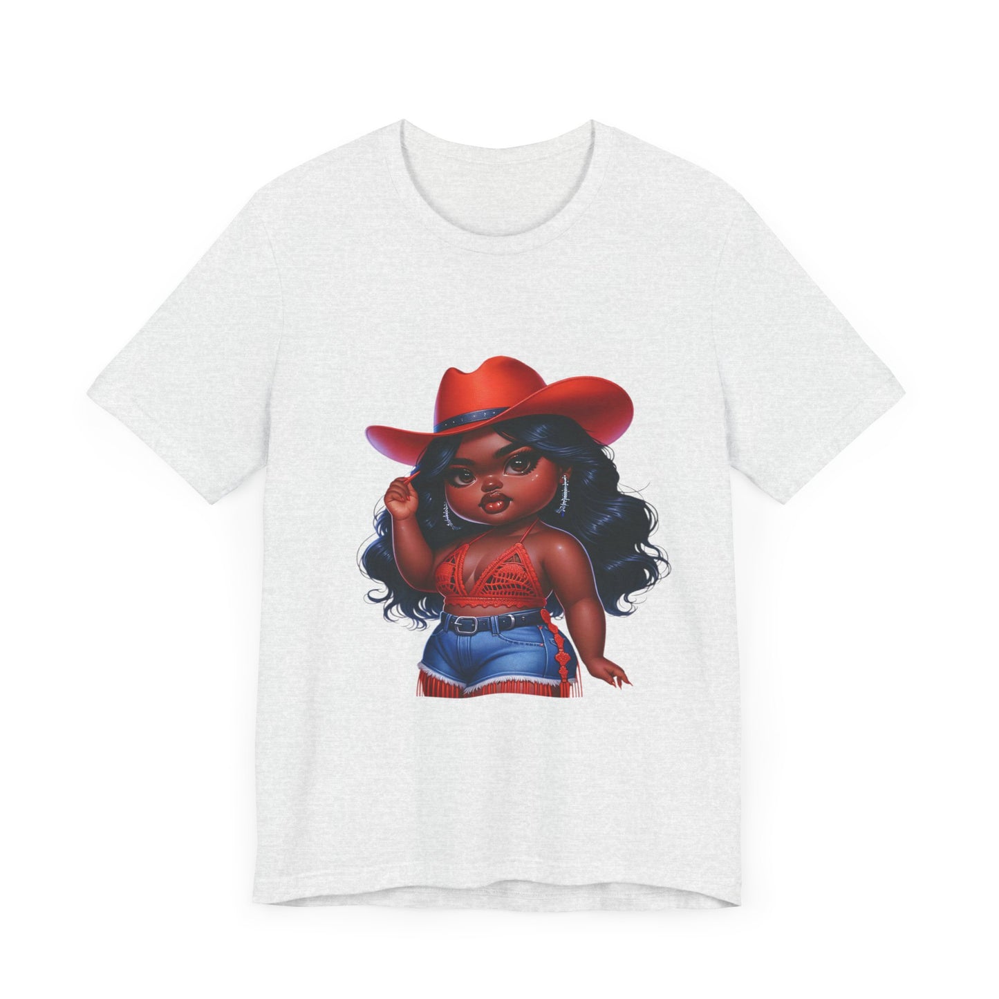 Luxe Tee Cowgirl Design 17