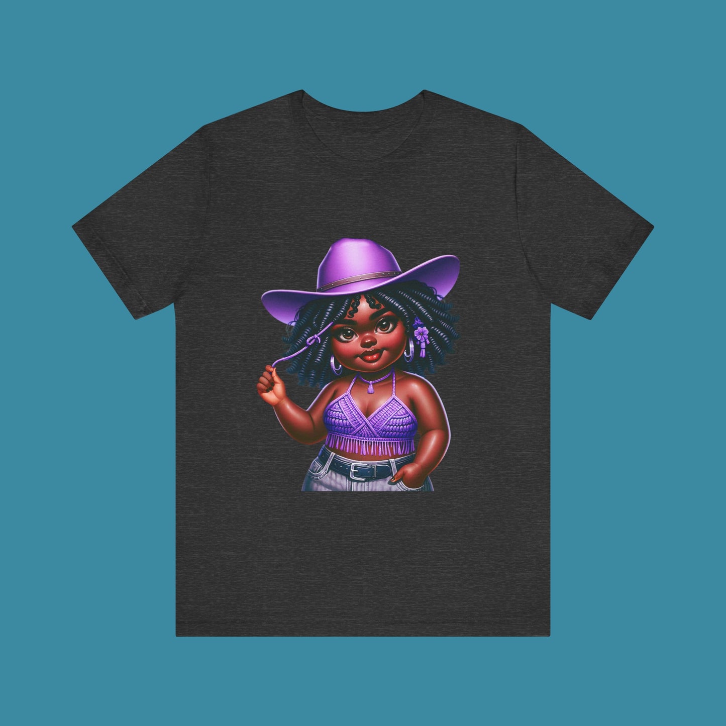 Luxe Tee Cowgirl Design 21