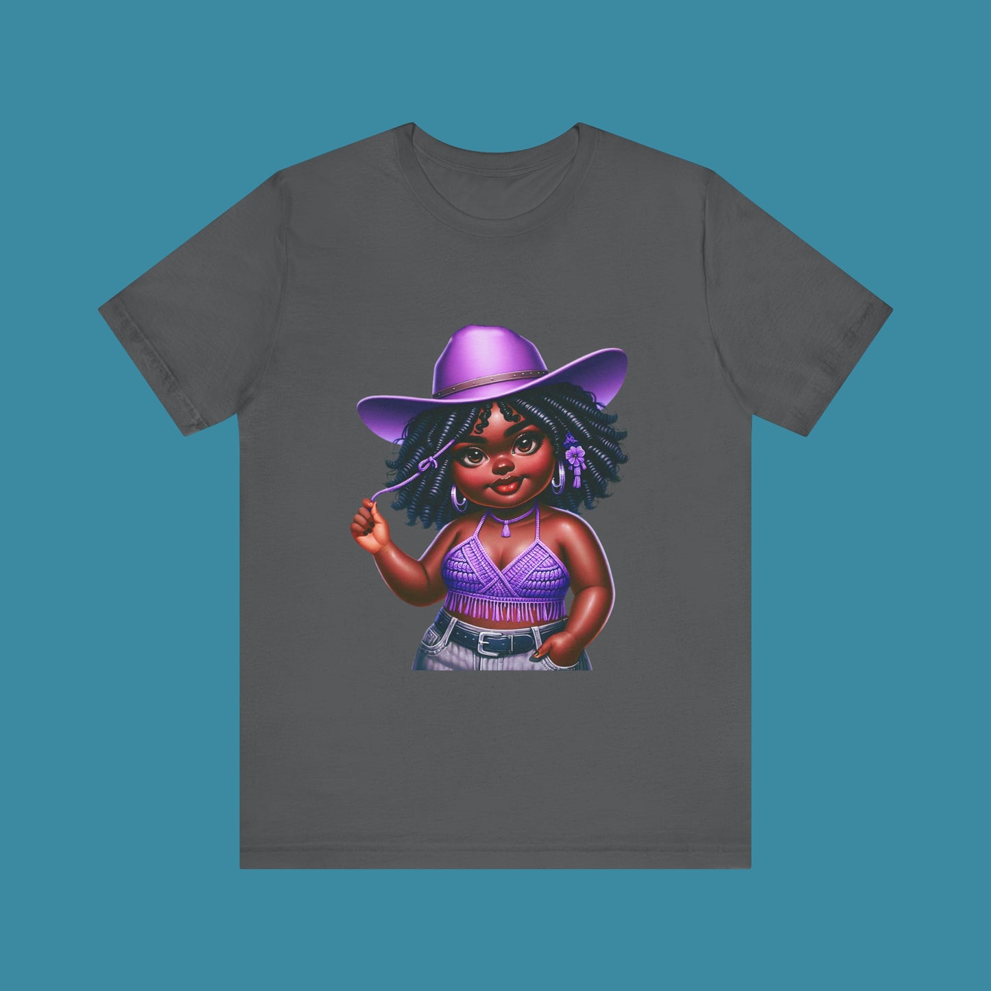 Luxe Tee Cowgirl Design 21