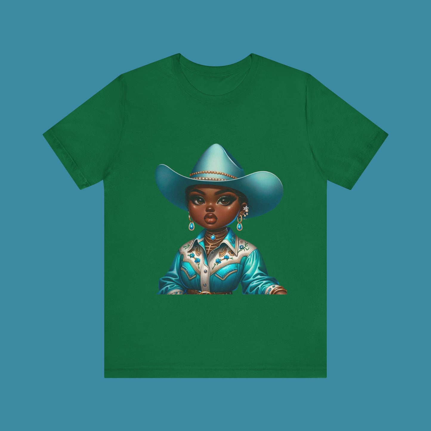 Luxe Tee Cowgirl Design 23