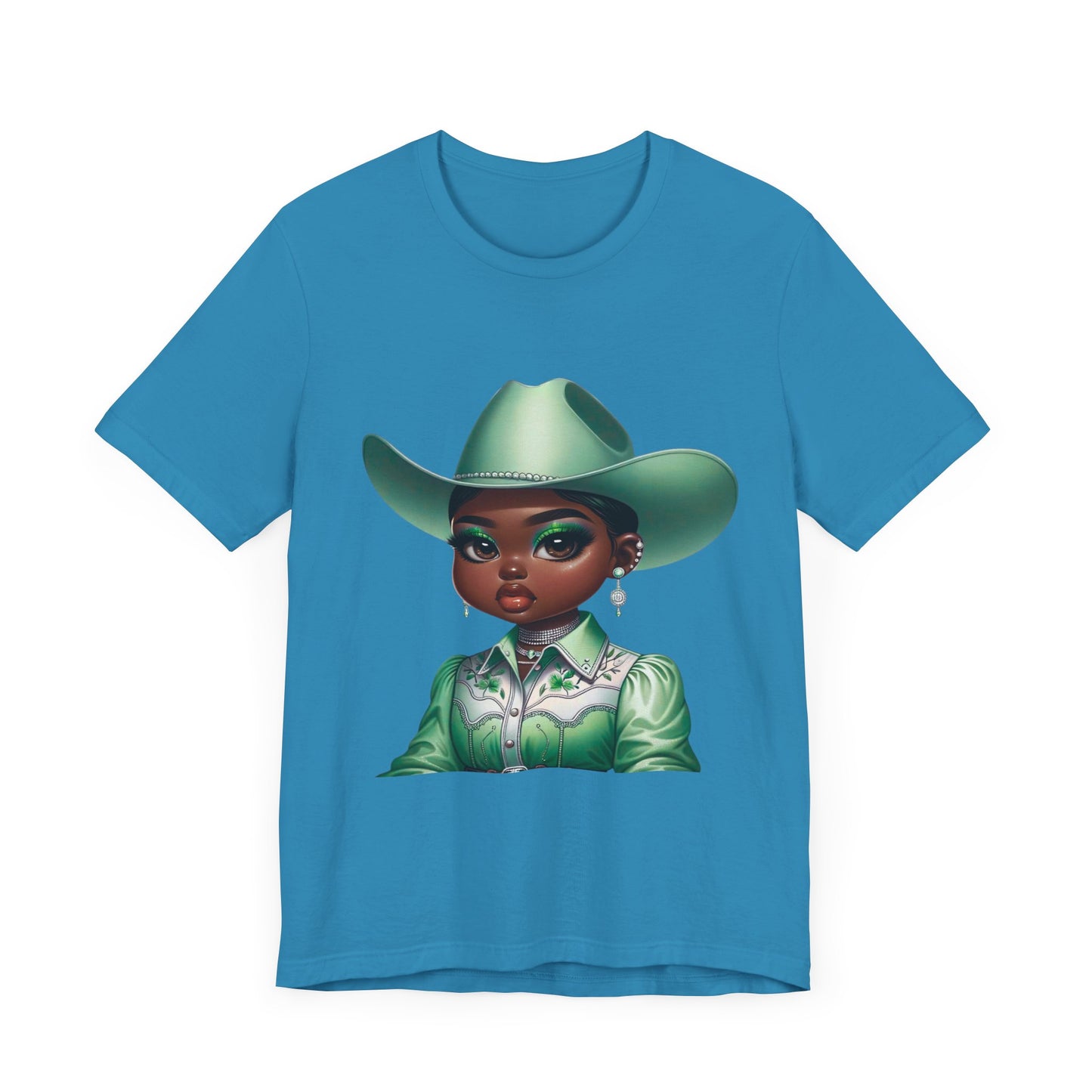 Luxe Tee Cowgirl Design 16