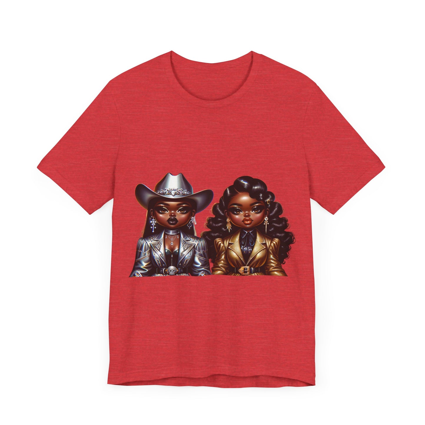 Luxe Tee Cowgirl Design 2