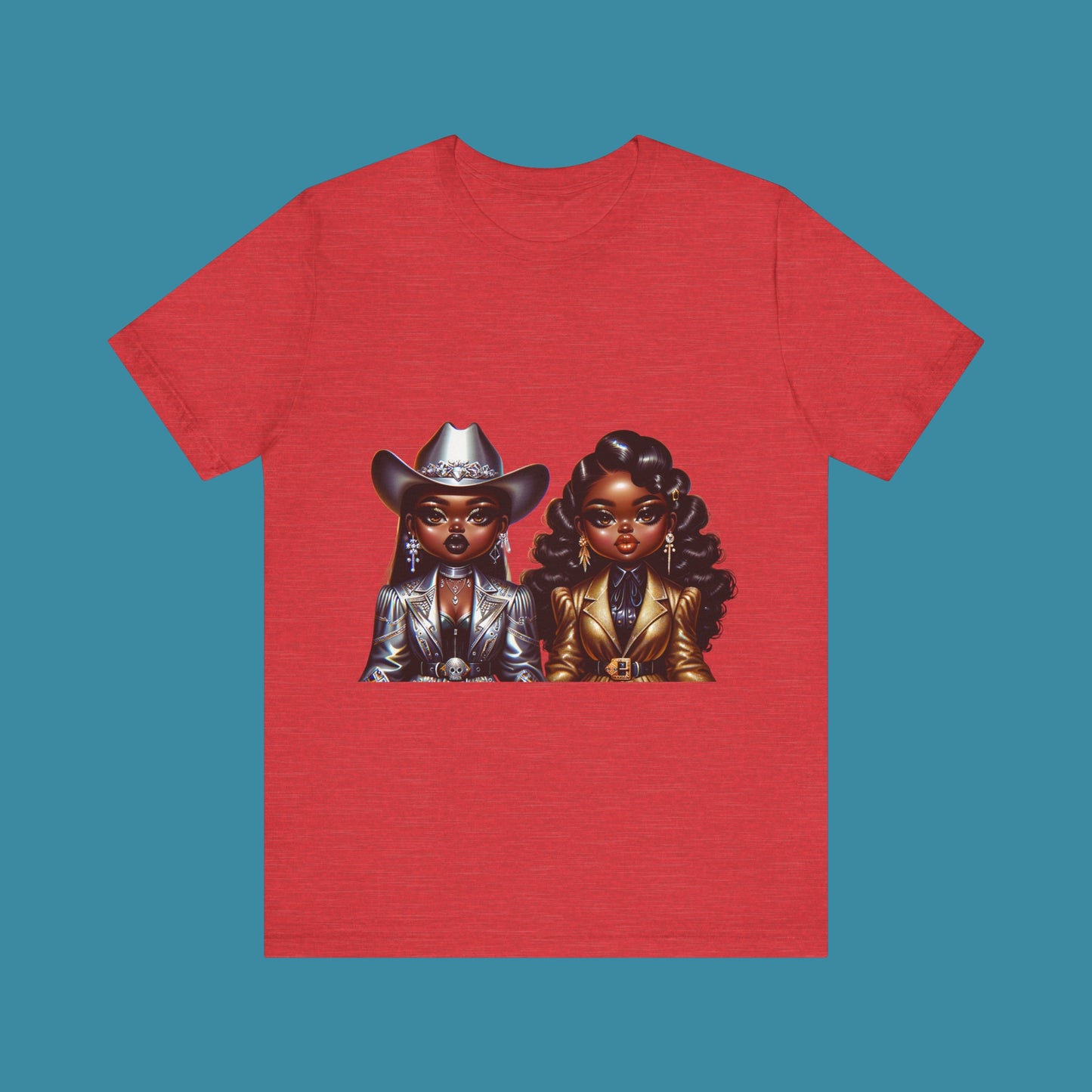 Luxe Tee Cowgirl Design 2