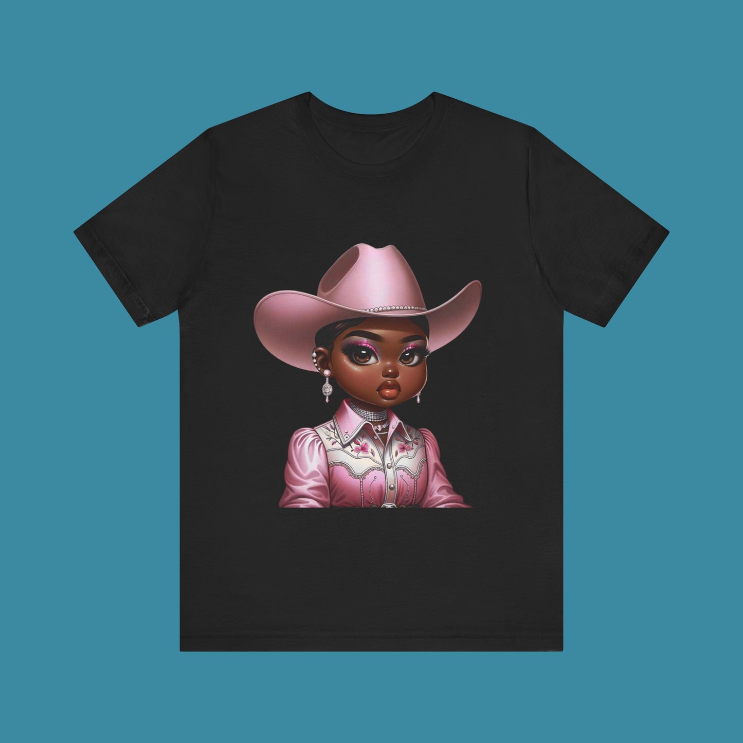 Luxe Tee Cowgirl Design 15