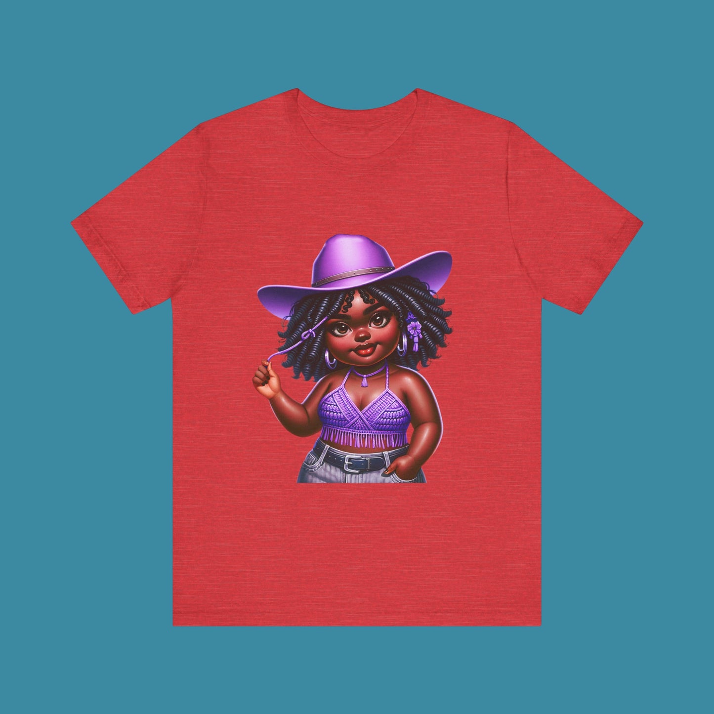 Luxe Tee Cowgirl Design 21