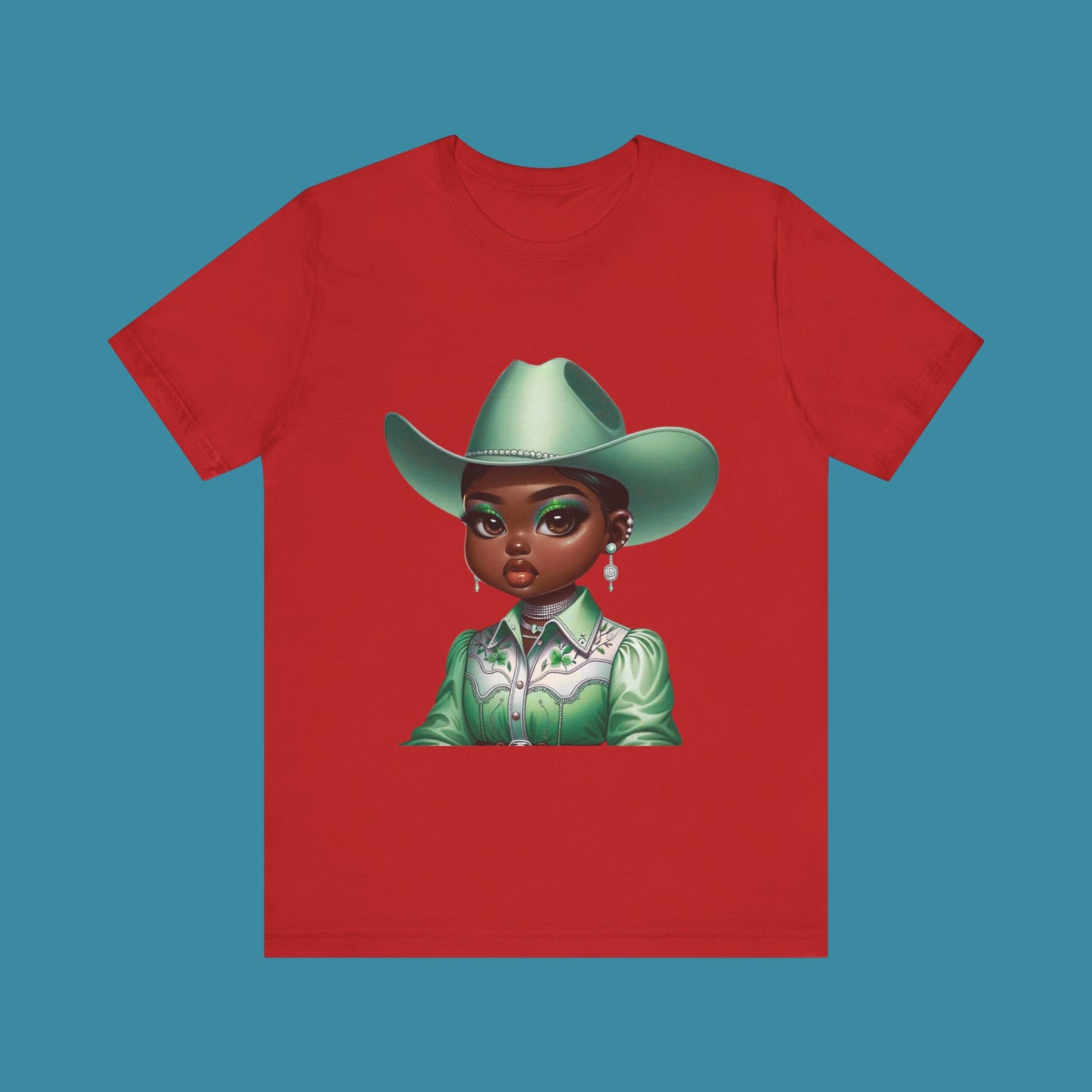 Luxe Tee Cowgirl Design 16