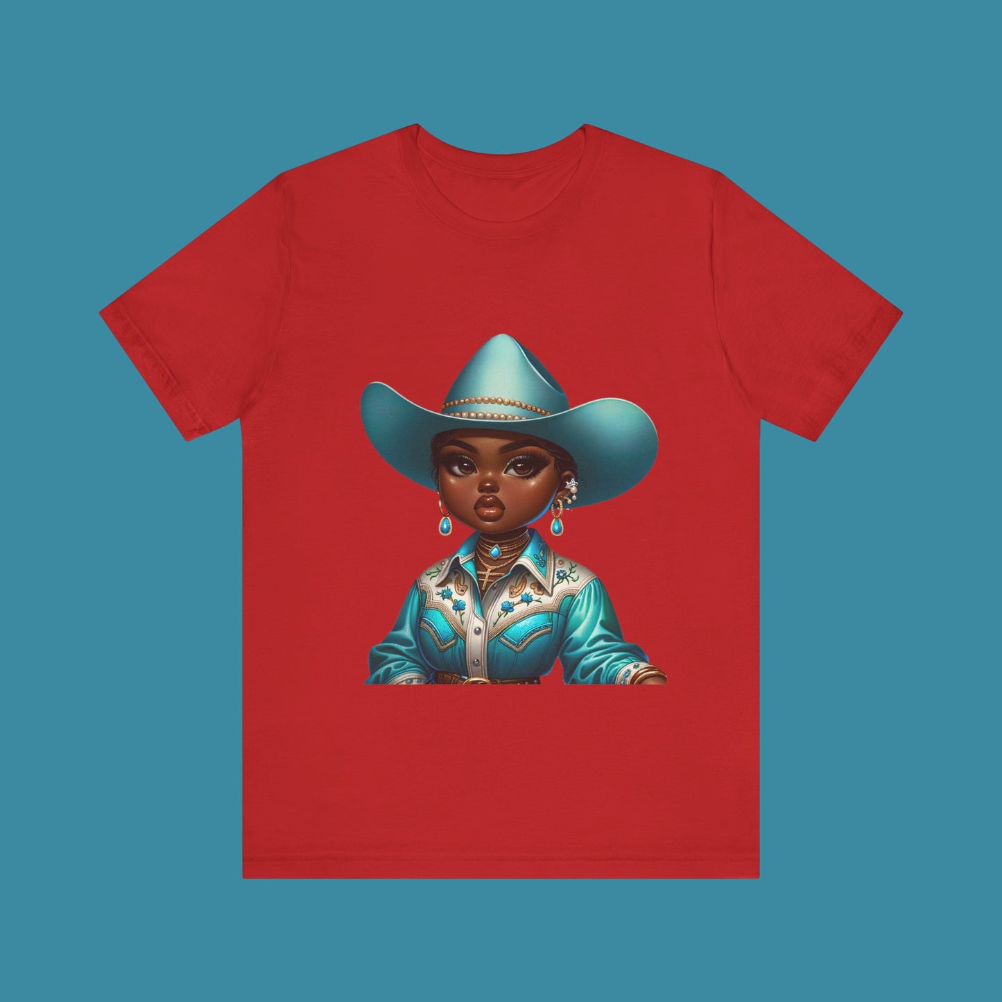 Luxe Tee Cowgirl Design 23