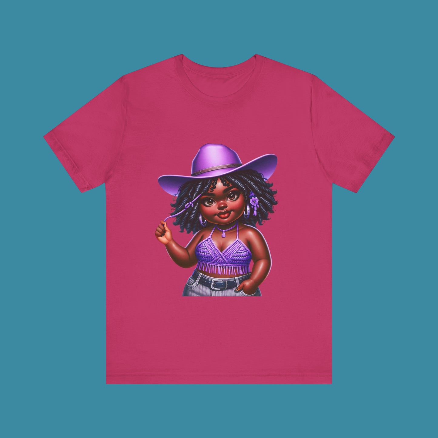 Luxe Tee Cowgirl Design 21