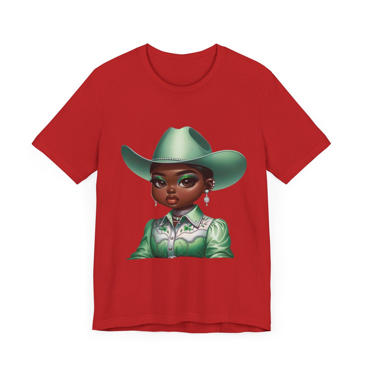 Luxe Tee Cowgirl Design 16