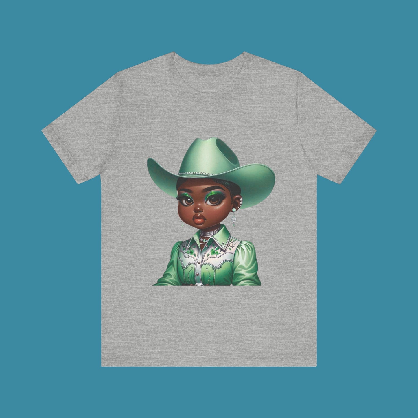 Luxe Tee Cowgirl Design 16