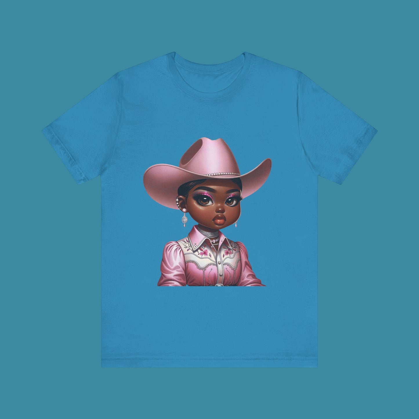 Luxe Tee Cowgirl Design 15