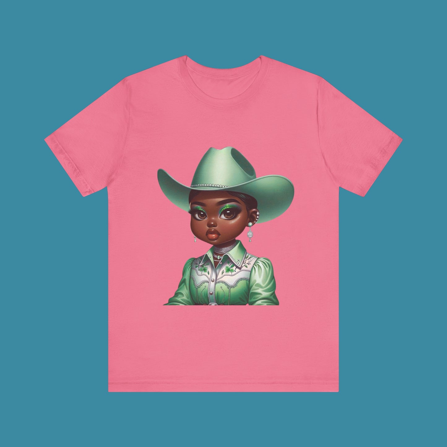 Luxe Tee Cowgirl Design 16