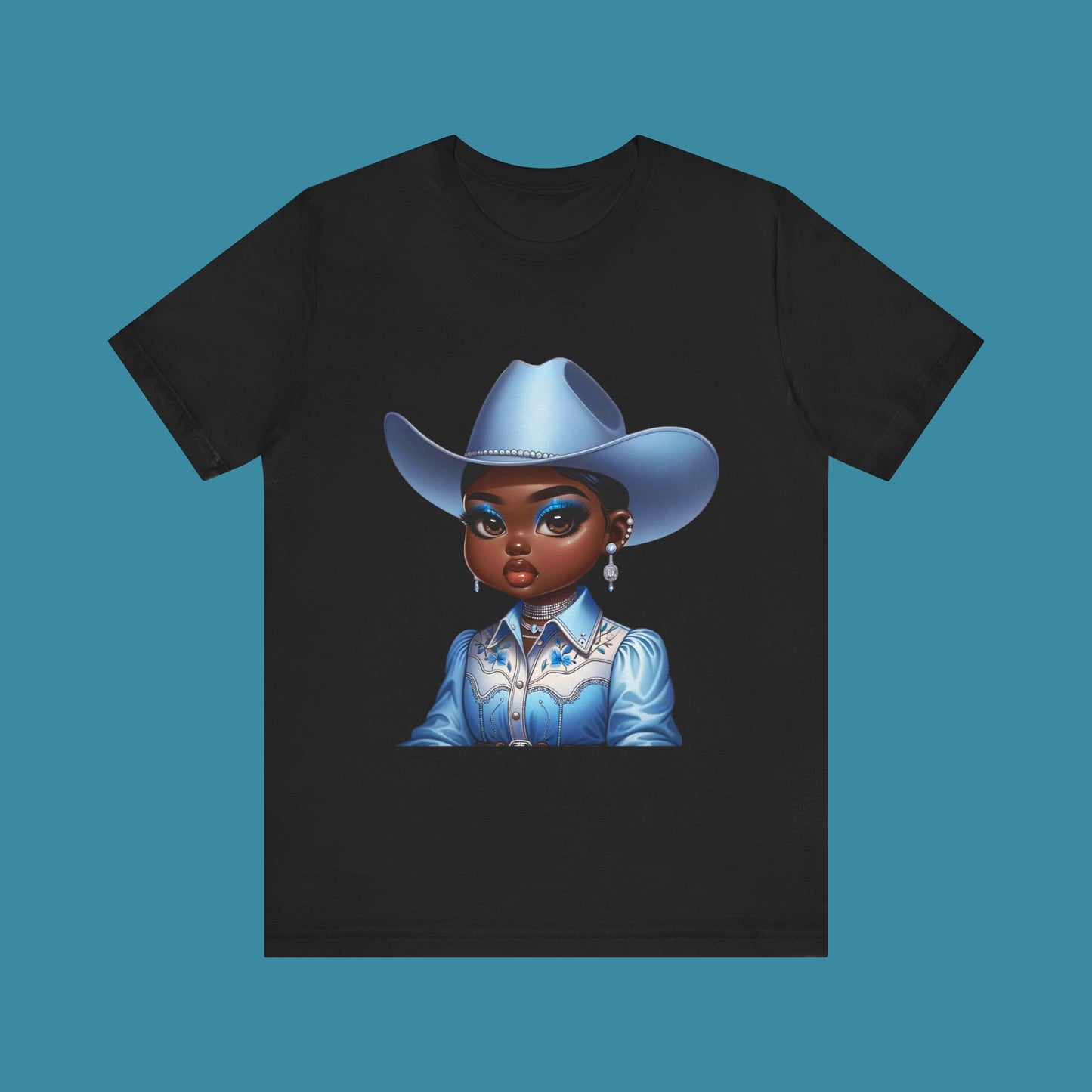 Luxe Tee Cowgirl Design 18