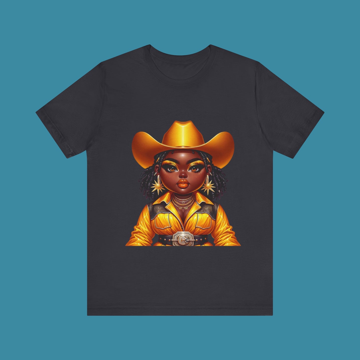 Luxe Tee Cowgirl Design 27