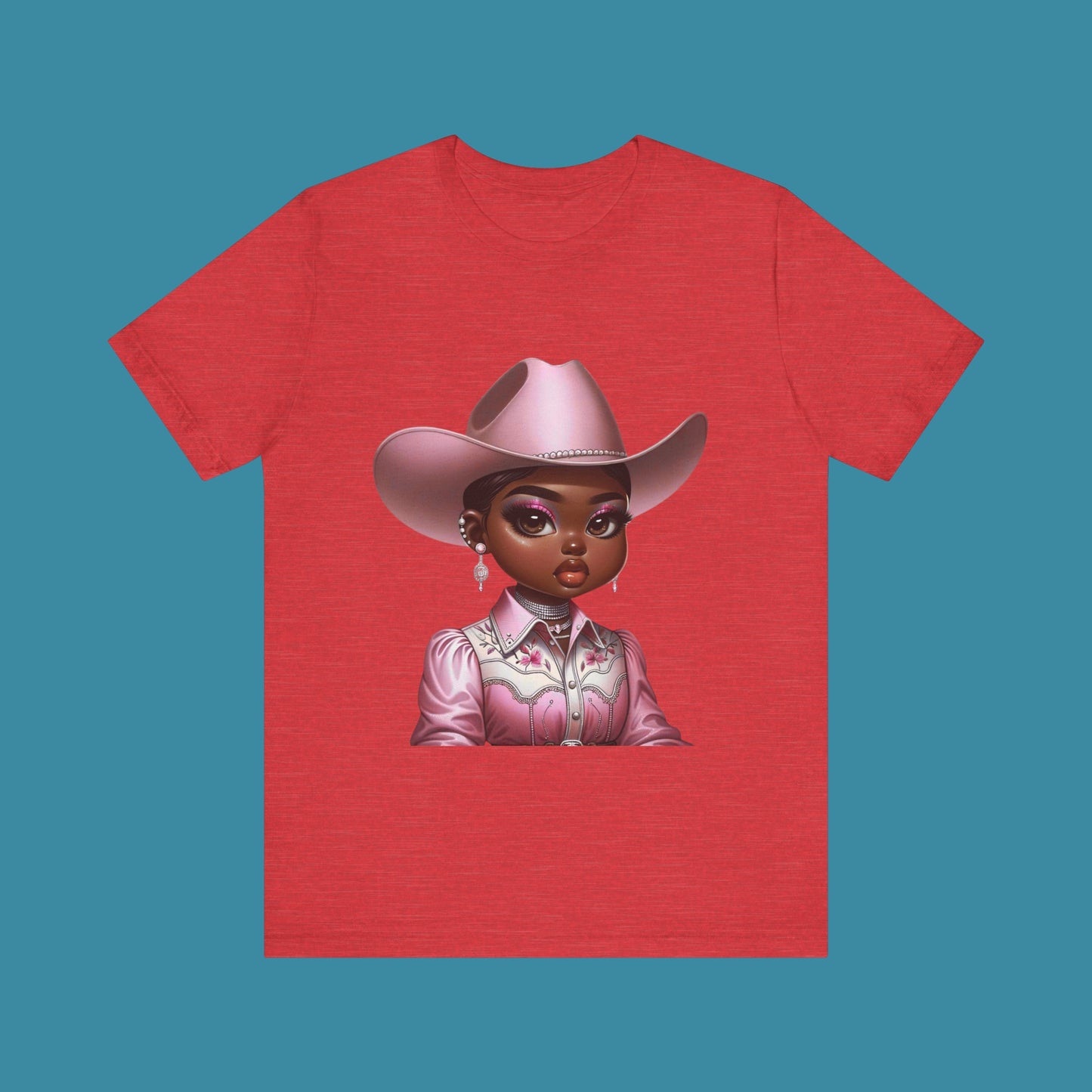 Luxe Tee Cowgirl Design 15