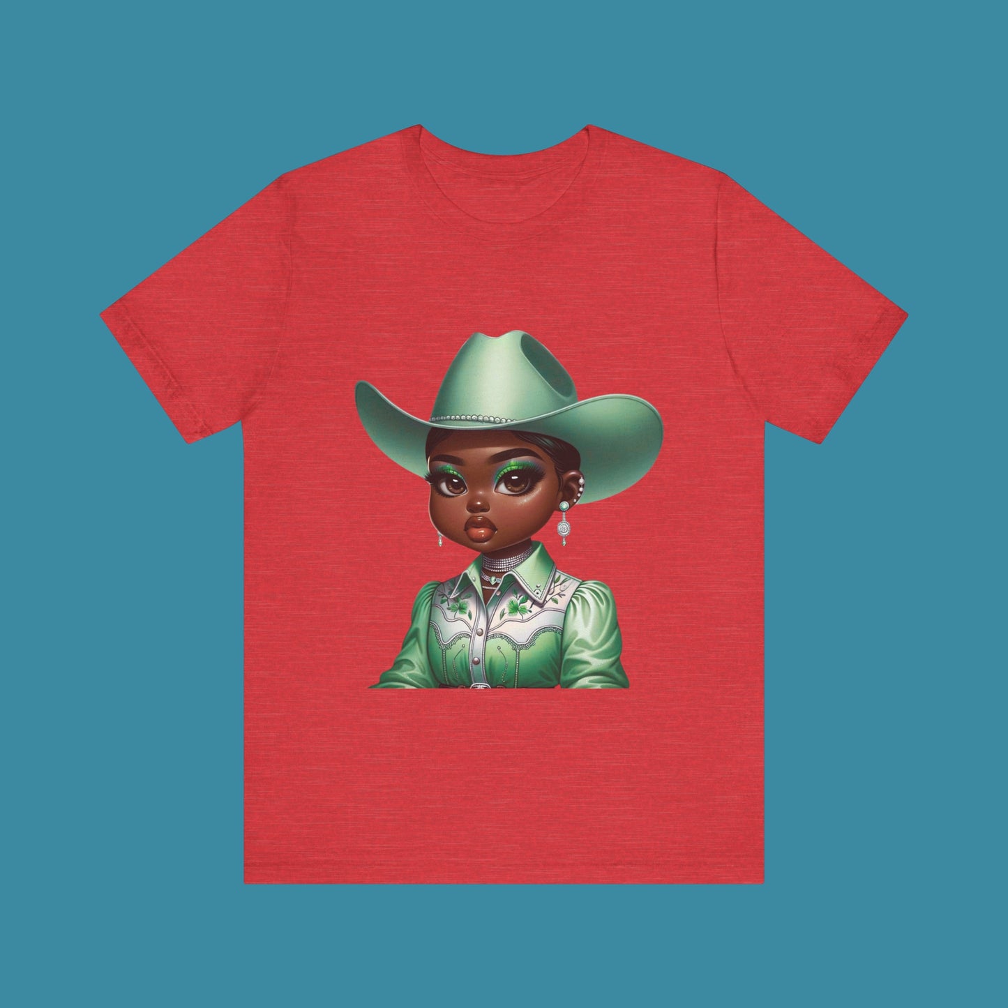 Luxe Tee Cowgirl Design 16